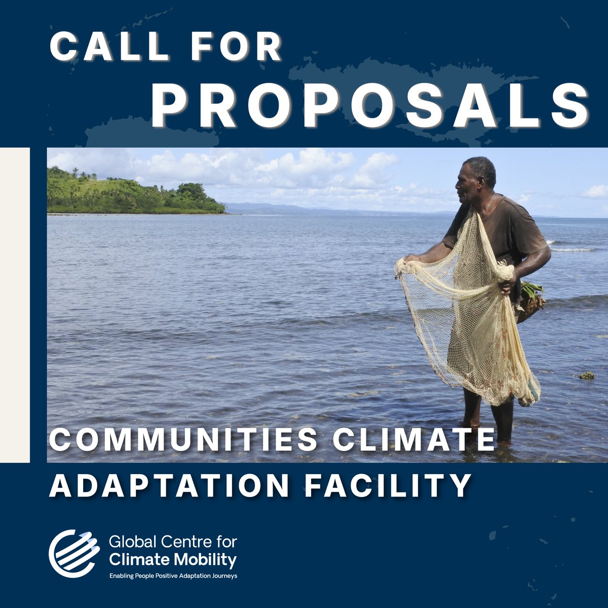 Global Centre for Climate Mobility (@gccmobility) on Twitter photo 🇫🇯 The <a href="/GCCMobility/">Global Centre for Climate Mobility</a> Communities Climate Adaptation Facility (C-CAF) has launched a Call for Proposals, offering climate quick-impact grants of up to $100,000 to support local communities on the frontlines of the climate crisis.
Apply by June 16, 2025: ungm.org/Public/Notice/… 🇫🇯 The <a href="/GCCMobility/">Global Centre for Climate Mobility</a> Communities Climate Adaptation Facility (C-CAF) has launched a Call for Proposals, offering climate quick-impact grants of up to $100,000 to support local communities on the frontlines of the climate crisis.
Apply by June 16, 2025: ungm.org/Public/Notice/…