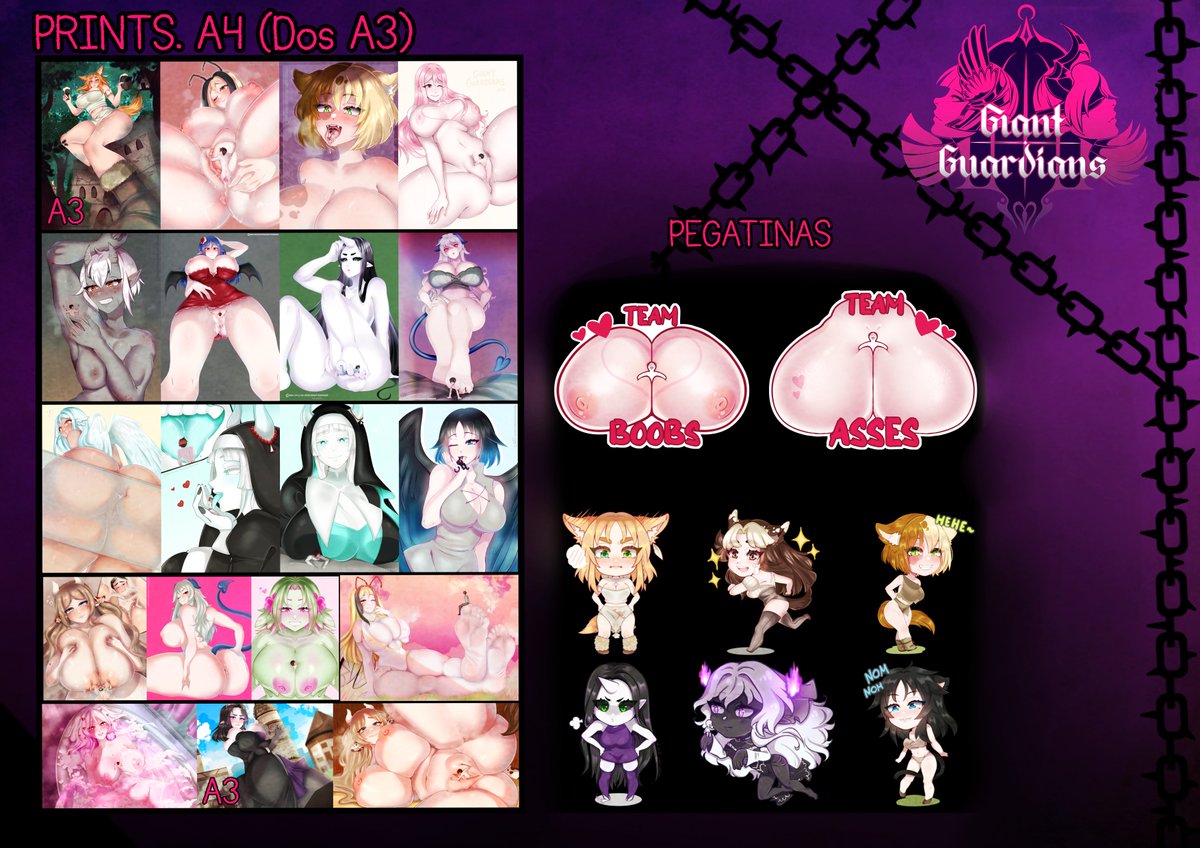 <a href="/JW_Arte/">JW Art</a> Hello!! 💙💜 
On Saturday the 17th, we'll be in the 18+ area of ​​Japan Weekend Valencia (Spain). Check it out if you're around!

We'll be bringing images related to our Erotic Visual Novel~

#JWArteMapa #GiantGuardians #LittleFanStudios
#JapanWeekendValencia