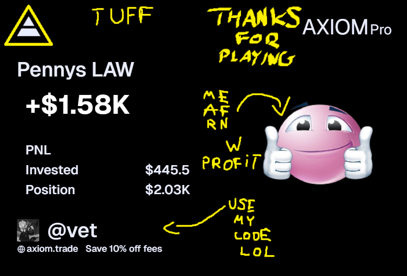 who's fucking with the new pnl card?