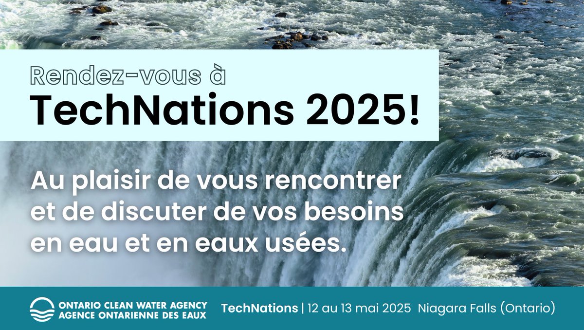 OCWAnews's tweet image. OCWA est ravi d&apos;assister à #TechNations ’25. Depuis plus de 30 ans nous protégeons la santé publique en exploitant les usines d&apos;eau/eaux usées en toute sécurité et en soutenant les centres d&apos;eau des Premières Nations avec des projets de capital, d&apos;entretien et techniques. @OFNTSC