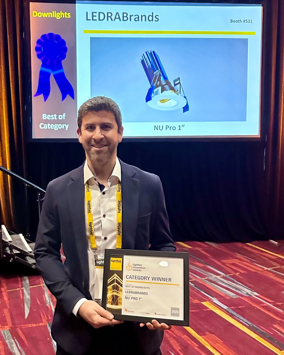 NU1 Pro is the proud recipient of the LFI's Best of Downlights 2025 Award! Our slogan, innovation integrated, was taken to heart for the NU1 Pro. We made sure to combine all our greatest technologies into one tiny downlight.