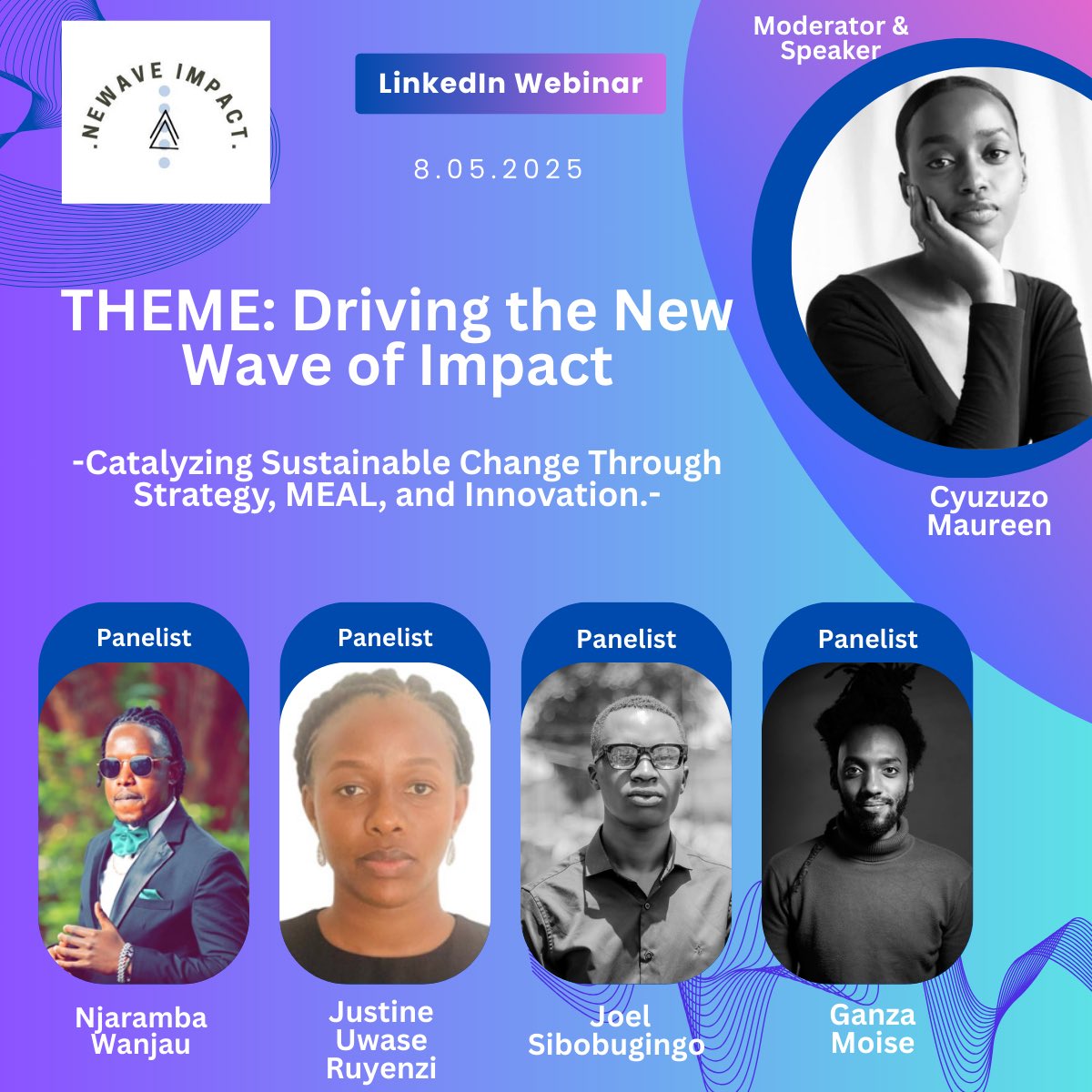 🚨 Tomorrow’s the day!
Join us for “Driving the New Wave of Impact” a powerful convo on how changemakers are transforming the future of development.
🗓 May 8 | 🕠 5:30 PM CAT
📍 Live on LinkedIn + Zoom + X
#TechForGood #SocialImpact #HuzApp #InnovationInAfrica #NeWaveImpact