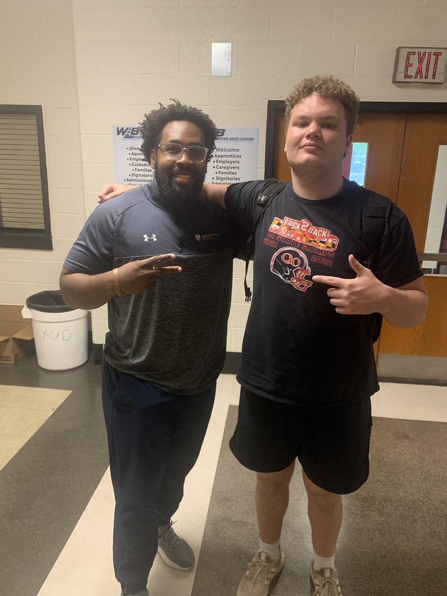 JS Macken (@jsmackenqo) on Twitter photo Thanks <a href="/coachmslaughter/">Mahlon Slaughter</a> for stopping by and talking about <a href="/MacalesterFB/">Macalester Football</a> with me today. Really informative conversation. Thanks <a href="/coachmslaughter/">Mahlon Slaughter</a> for stopping by and talking about <a href="/MacalesterFB/">Macalester Football</a> with me today. Really informative conversation.