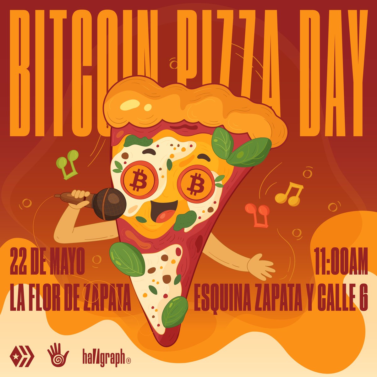 ¡Llegó el Bitcoin Pizza Day de la mano de Hive Cuba, <a href="/somosFiveSenses/">Five Senses | Educación</a> y <a href="/hallgraph/">hallgraph®</a>!

Nos vemos el 22 de Mayo a las 11:00 AM en la Flor de Zapata. 

Te esperan talleres prácticos, dos comunidades socializando, regalos, pizzas gratis y tarjetas de Hive Debit. Lee todo en el link 👇