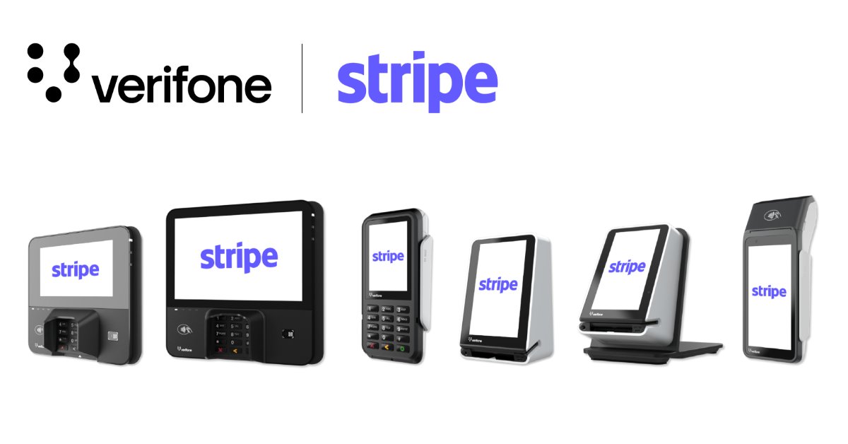 We’re teaming up with Stripe to power the next era of in-person payments.

Stripe’s financial tech now runs natively on Verifone devices—secure, scalable, seamless.

Retail, QSR, hospitality &amp; more—this is just the beginning.
Learn more: brnw.ch/21wStUk.
