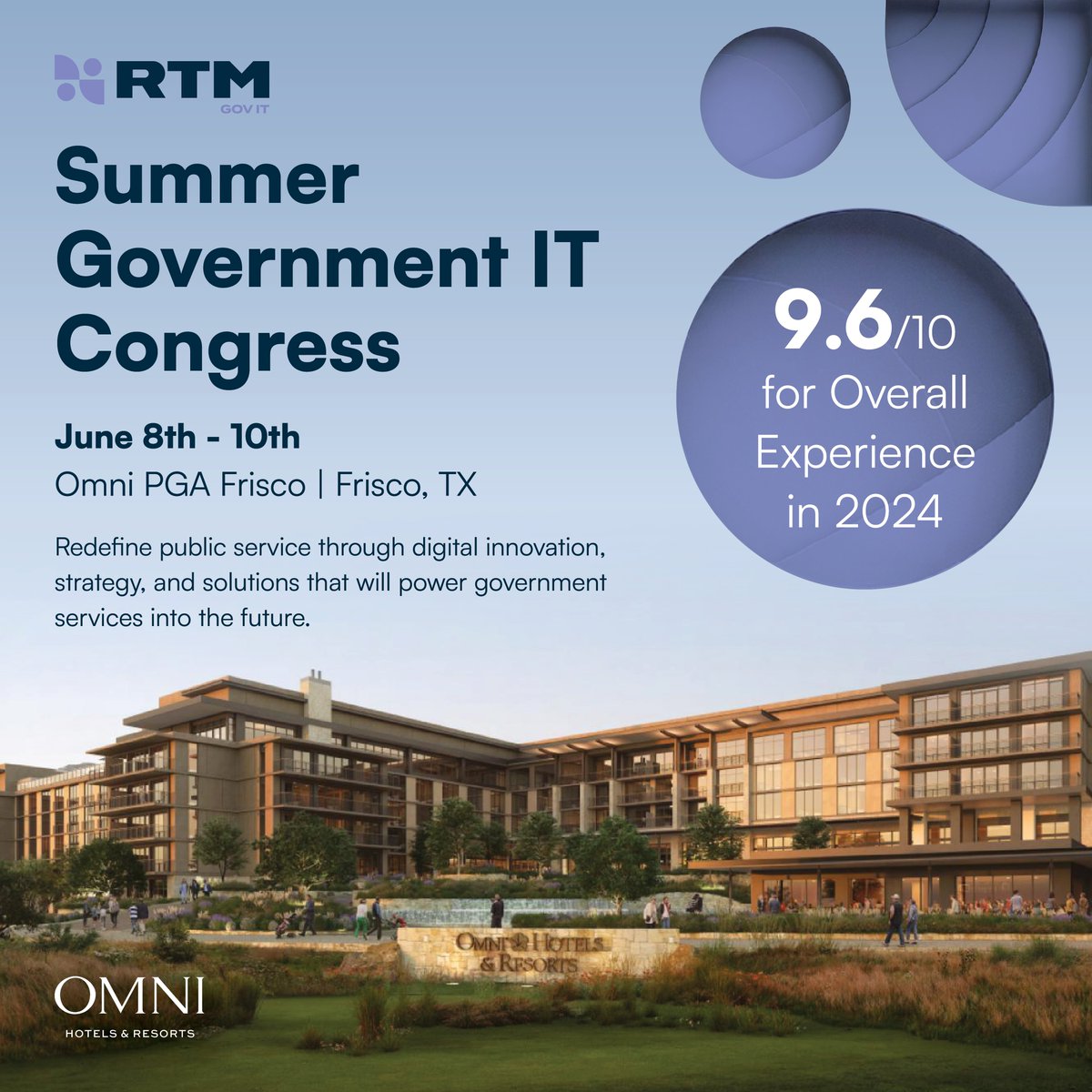 RTM Business Group (@rtm_bg) on Twitter photo Where #publicsectorIT gets real. This June, gov tech execs are skipping panels + fluff for curated convos, peer sessions, and 1:1s with solutions providers like <a href="/Hyland/">Hyland</a> <a href="/RingCentral/">RingCentral</a> <a href="/Im_Ninjio/">NINJIO</a> <a href="/Veeam/">Veeam® Software</a> <a href="/IronMountain/">Iron Mountain</a>.
Reach out to secure your invite.
#rtmgovit #govIT #govtech Where #publicsectorIT gets real. This June, gov tech execs are skipping panels + fluff for curated convos, peer sessions, and 1:1s with solutions providers like <a href="/Hyland/">Hyland</a> <a href="/RingCentral/">RingCentral</a> <a href="/Im_Ninjio/">NINJIO</a> <a href="/Veeam/">Veeam® Software</a> <a href="/IronMountain/">Iron Mountain</a>.
Reach out to secure your invite.
#rtmgovit #govIT #govtech
