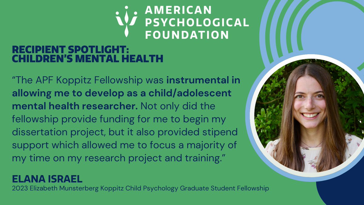 American Psychological Foundation tweet media