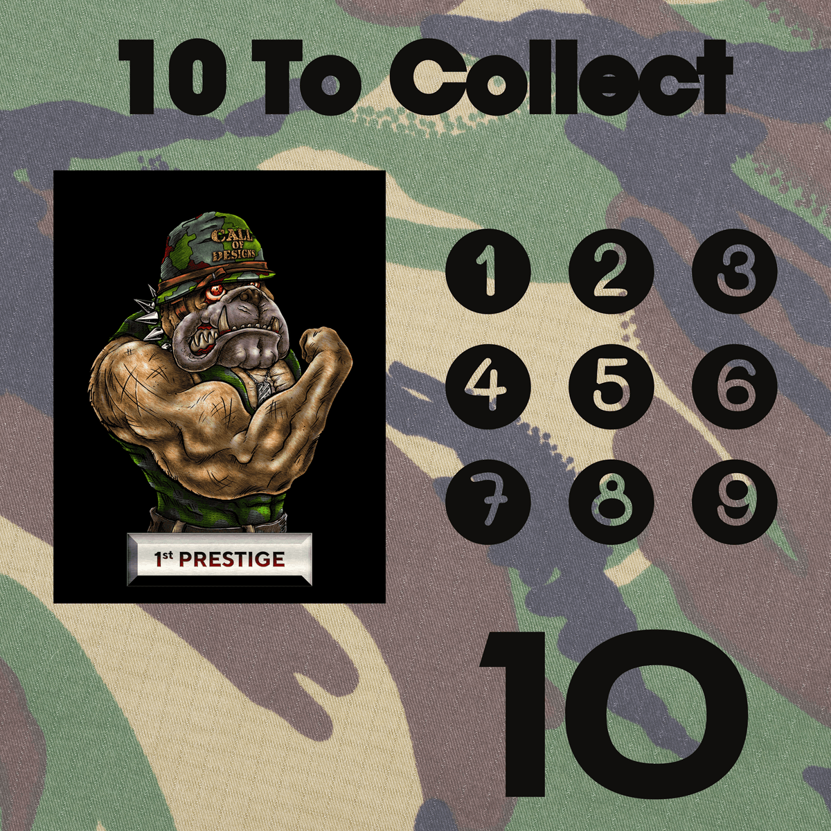 callofdesigns's tweet photo. There will be 9 more to collect, including a master prestige card.

#callofduty #warzone #3dprinting #blackops6 #prestige https://t.co/WONzDQIqaL