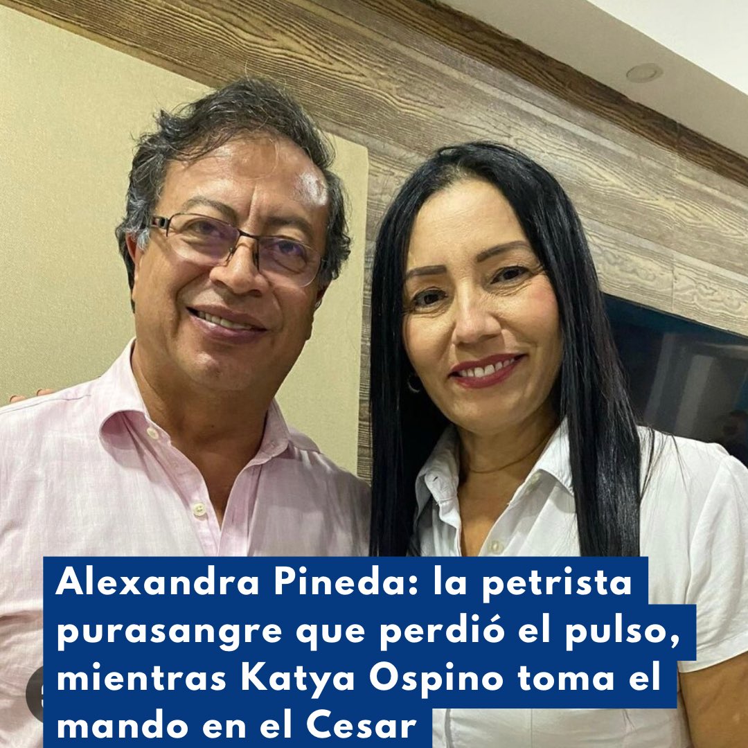 Alexandra Pineda fue, durante un corto pero ruidoso momento, la carta fuerte del petrismo en el Cesar. Su nombre sonó con fuerza para la Cámara de Representantes, incluso para la Gobernación, siempre con el codiciado guiño del presidente Gustavo Petro.

Pero algo falló. Hilo 🧵🪡