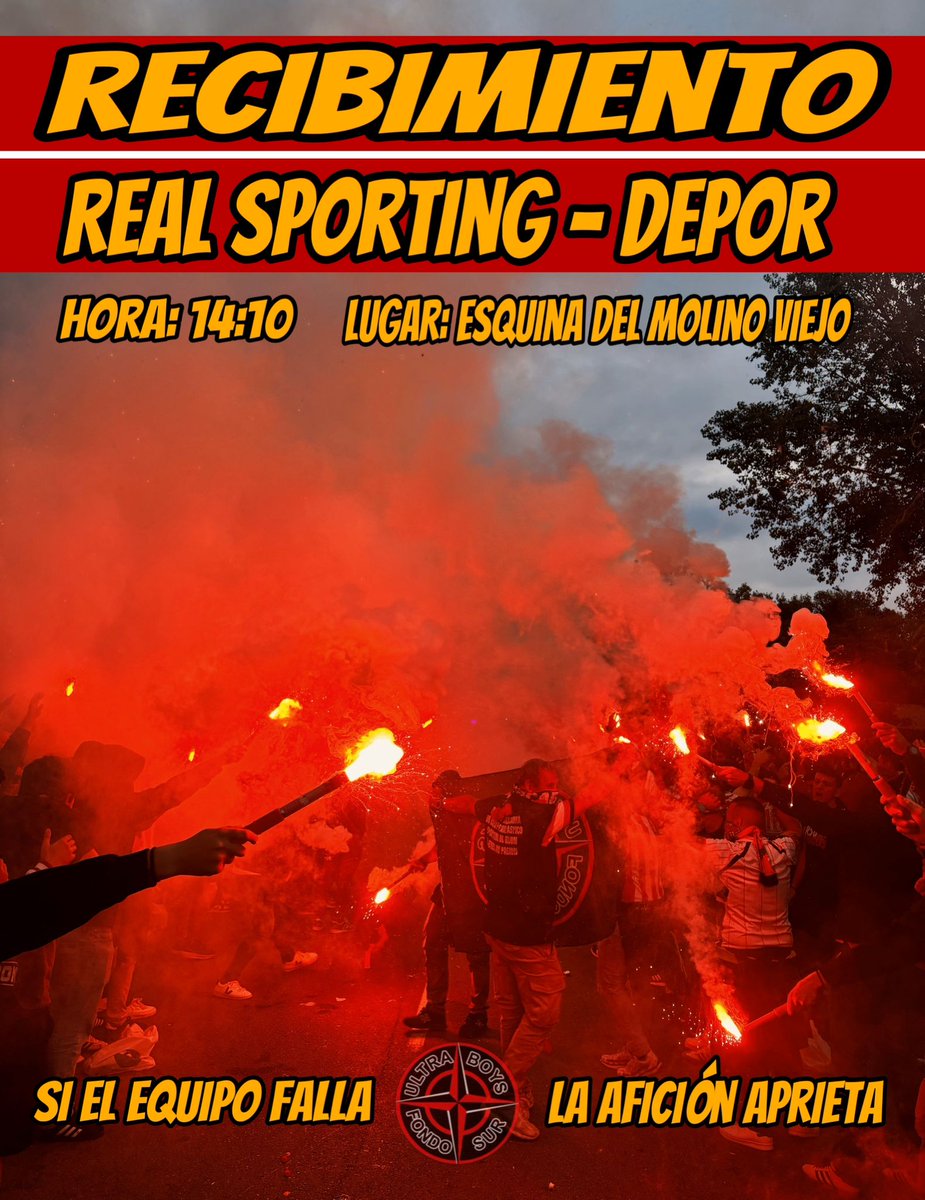 ULTRASGIJON's tweet image. 100% desilusionados y enfadados.

101% comprometidos con nuestra responsabilidad 

El SPORTING, por encima de todo. Siempre.
Primero, 50 puntos.
Despues, exigir responsabilidades.

Gijonudos: El sábado, dónde siempre, cómo siempre.

EL SPORTINGUISMO NUNCA FALLA. 
⚔️ 🔴 ⚪️ 🏟