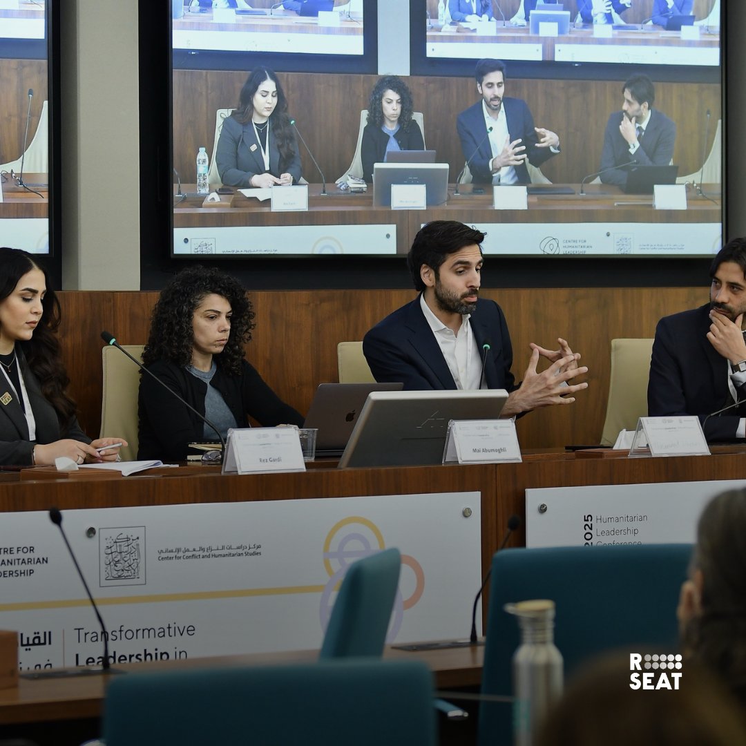 R-SEAT convened a panel on “Refugee Leadership and the Forced Migration Polycrisis” at the Humanitarian Leadership Conference in Doha, Qatar.

Moderated by R-SEAT Co-Managing Director <a href="/RezGardi/">Rez Gardi</a>, the panel featured Mohammad Naem (United States Refugee Advisory Board) and Majdi