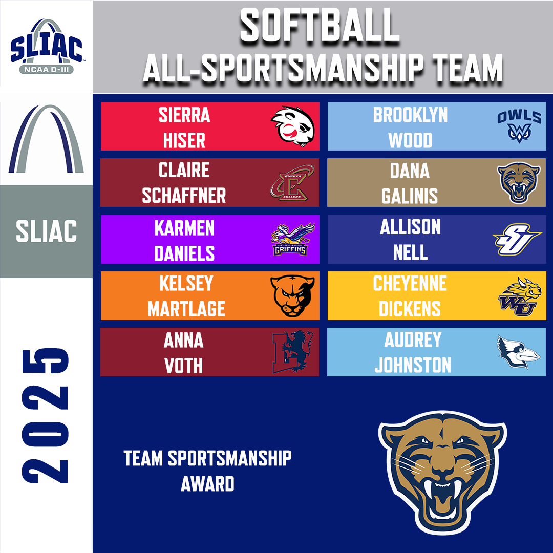 The 2025 SLIAC Softball All-Conference award winners

#SLIACtion #d3sb