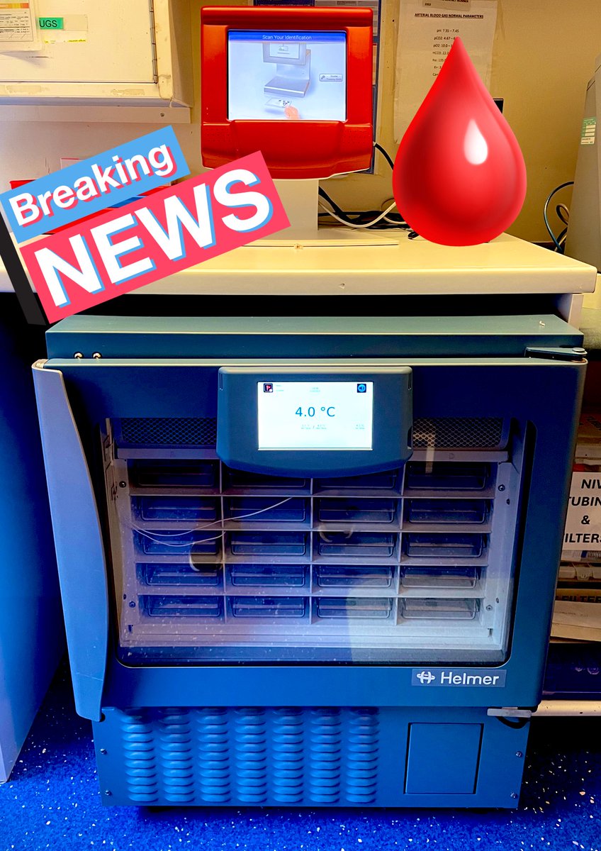 WHH Emergency Department (@emergencywhh) on Twitter photo Exciting news for #TeamED…our brand new blood fridge has been installed!🩸🩸🩸Thank you to all the teams who worked tremendously hard to make this happen to keep our patients safe <a href="/EmergencyWhh/">WHH Emergency Department</a> @WhhTransfusion @mikesheffy <a href="/annavondy/">Anna Vondy</a> <a href="/DocWongers/">Colin Wong</a> <a href="/CMMTN_SSCN/">Cheshire & Mersey Major Trauma Network</a> #MajorTrauma #CODERED Exciting news for #TeamED…our brand new blood fridge has been installed!🩸🩸🩸Thank you to all the teams who worked tremendously hard to make this happen to keep our patients safe <a href="/EmergencyWhh/">WHH Emergency Department</a> @WhhTransfusion @mikesheffy <a href="/annavondy/">Anna Vondy</a> <a href="/DocWongers/">Colin Wong</a> <a href="/CMMTN_SSCN/">Cheshire & Mersey Major Trauma Network</a> #MajorTrauma #CODERED