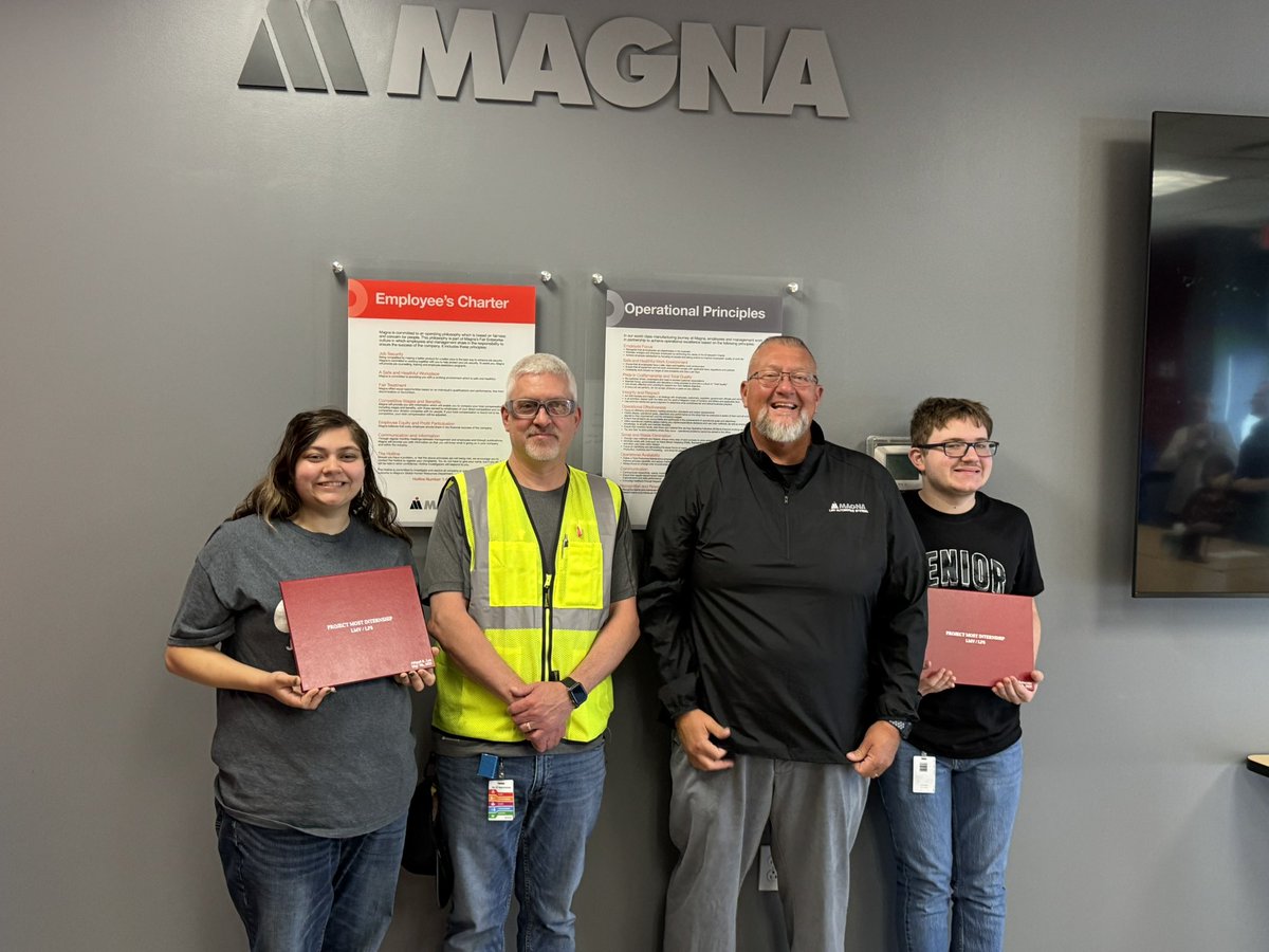 Graduation today for Project MOST students <a href="/MagnaInt/">Magna International</a> LMV. Thanks for this amazing partnership! <a href="/LIBERTYSCHOOLS/">LPS53</a>