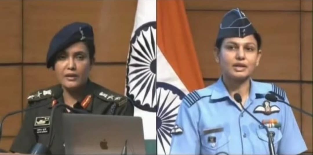 _Kanish_'s tweet photo. They left our women to go and tell the story of what happened that day, so we sent our women to tell them what we did to them

#IndiaPakistanWar 
#operation_sindoor 
#InterBarca 
#IndiaPakistan 
#PahalgamTerroristAttack https://t.co/ArU33IROSR