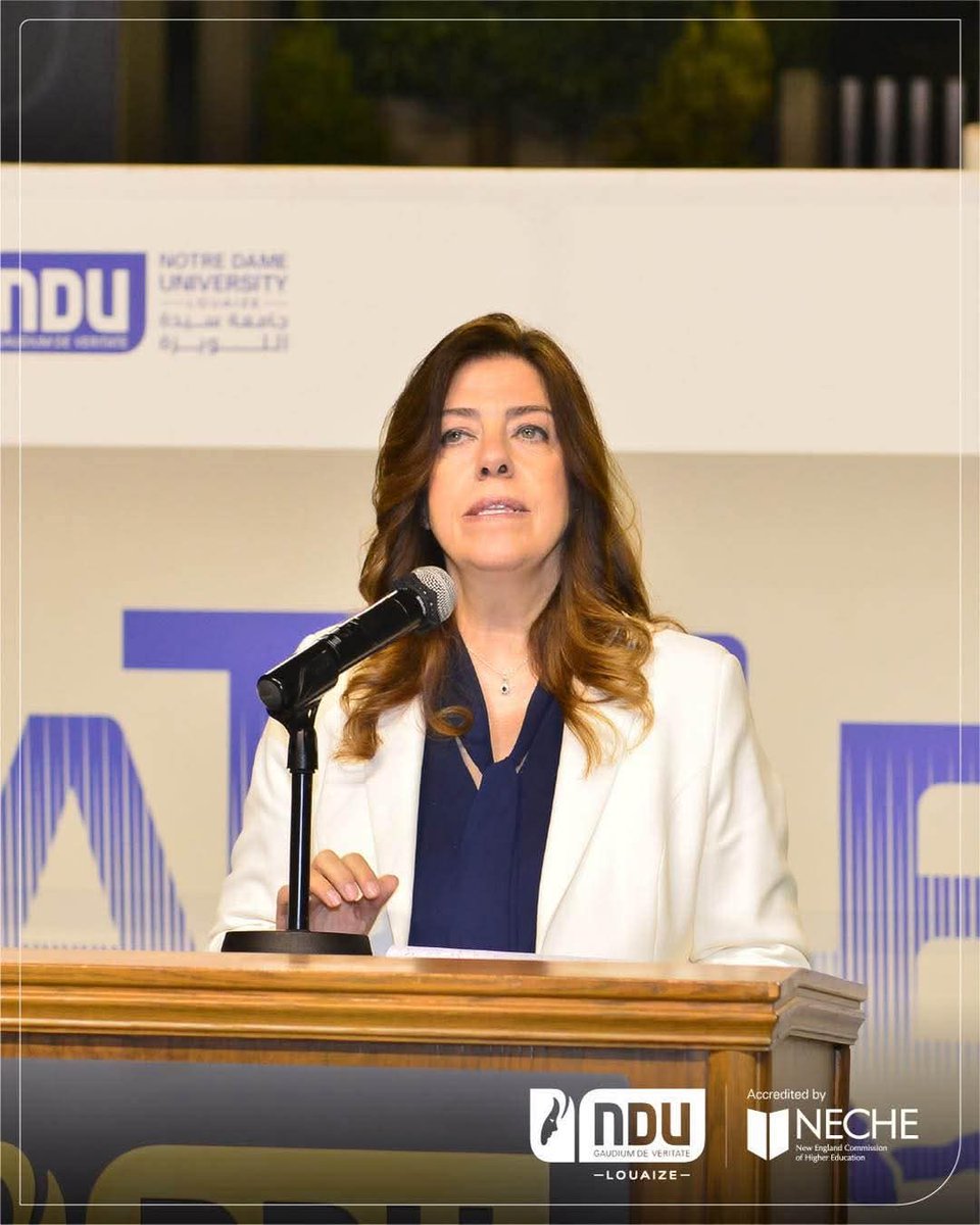 NorBayrakdarian's tweet photo. تشرفت باختتام النسخة السابعة عشرة من الدورة المدرسية في جامعة سيدة اللويزة، بمشاركة أكثر من ١٣٠٠ طالب من تسعة أقضية، وحضور لافت من أكاديميين، رياضيين، وأهالي الطلاب.

في كلمتي، عبّرت عن اعتزازي بمبادرات الجامعة التي تعزز دور الرياضة كجسر للحوار والوحدة الوطنية، وتمنح الشباب مساحة للتعبير والمشاركة. وأكدت دعم الوزارة لكل ما يسهم في تمكين الشباب اللبناني داخل وطنه، بعيداً عن الحاجة للهجرة.

لبنان قادر على النهوض بطاقاته الشابة ��ذا ما أعدنا ترتيب أولوياتنا، عبر استراتيجيات وطنية حديثة. وقد بدأت هذه المسيرة برؤية فخامة الرئيس العماد جوزاف عون، وتتواصل برؤية دولة الرئيس الدكتور نواف سلام، الذي تعهّد بوضع قضايا الناس في صلب أولوياته.

نعمل اليوم مع اليونيسف على إطلاق منصة وطنية شبابية يجمع الطاقات الفاعلة في مجالات الشباب والرياضة والمجتمع، لتوحيد الجهود وفتح مساحات للحوار والمشاركة.

فخورة بكل مبادرة تُشعل في شباب لبنان شرارة الأمل والطموح.