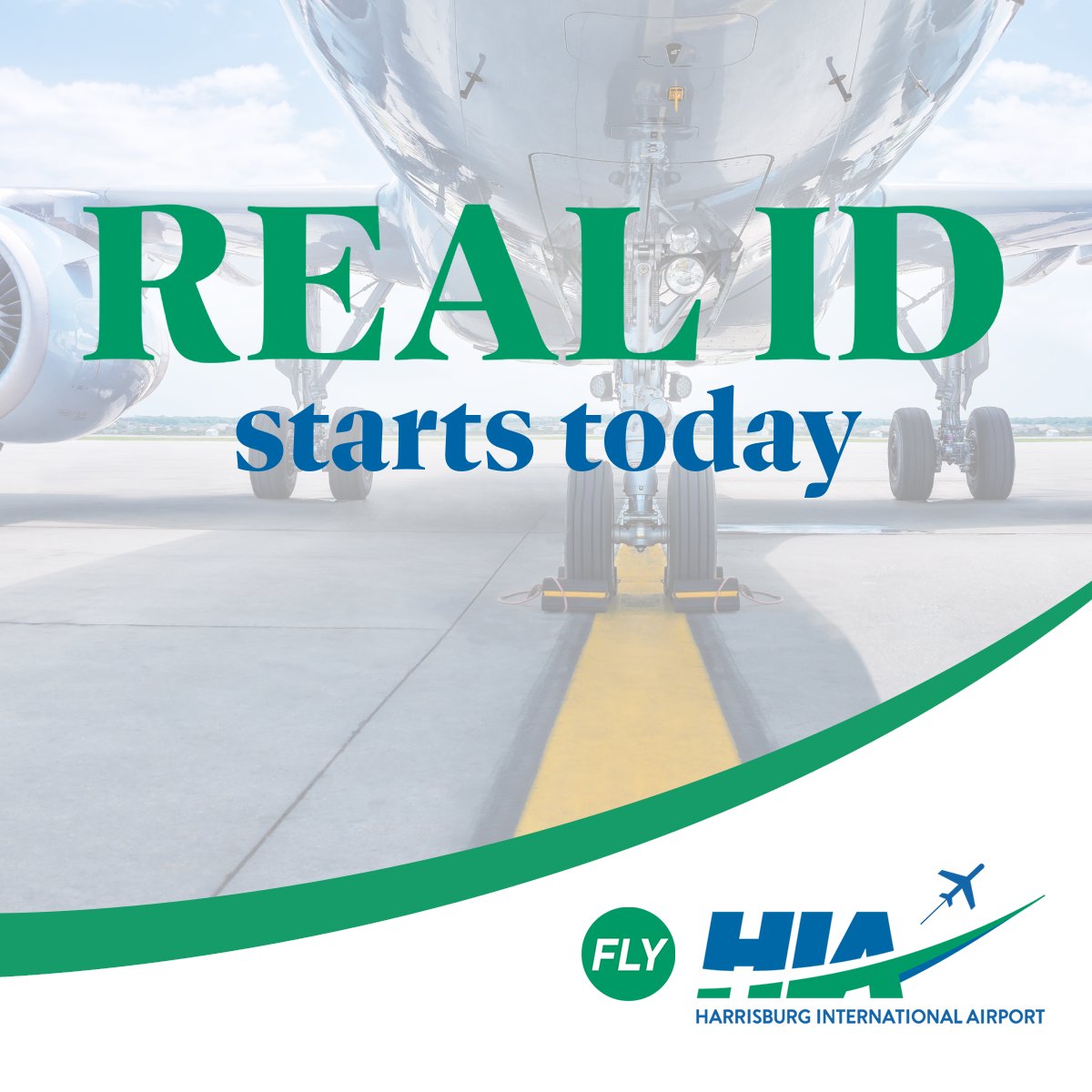 Starting TODAY, all passengers 18 and older—including TSA PreCheck members—must present a REAL ID-compliant license or another acceptable form of ID (such as a passport) at TSA checkpoints nationwide. Without an approved form of ID, you will not be allowed to fly.