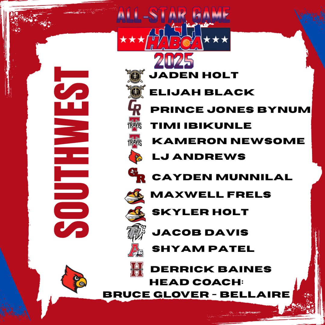 Cinco Ranch Boys Basketball (@cincohoops) on Twitter photo Tonight is the night ‼️
Come support your Houston ALL-STAR <a href="/PrinceBynumJr/">Prince Jones-Bynum</a> ⭐️ 🏀
📍 Stafford HS
⏰ 7:30PM Tonight is the night ‼️
Come support your Houston ALL-STAR <a href="/PrinceBynumJr/">Prince Jones-Bynum</a> ⭐️ 🏀
📍 Stafford HS
⏰ 7:30PM