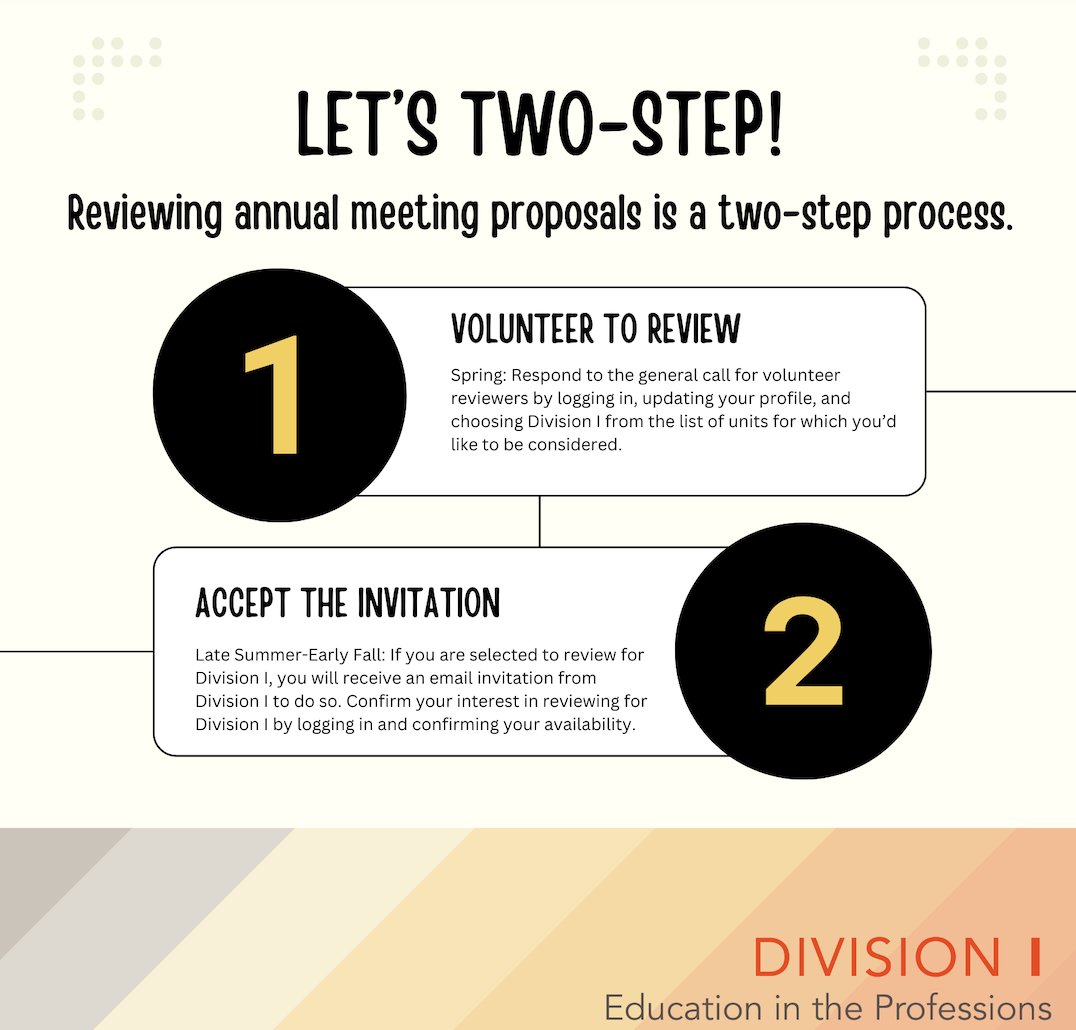We loved seeing you in Denver! Now that we're all back home and settled in, don't forget to volunteer to review proposals for the 2026 meeting.