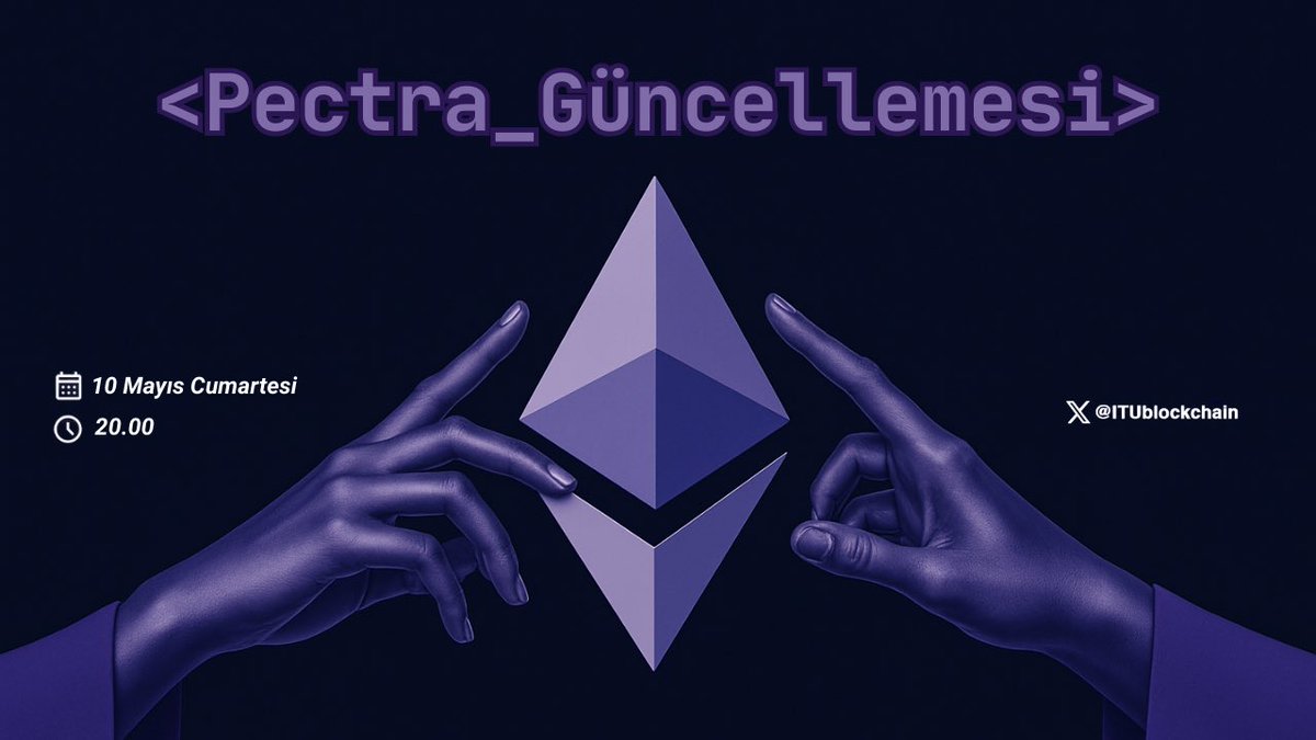 Pectra konuşmaya hazır mısınız? 👀

10 Mayıs Cumartesi 20.00'da, Pectra Güncellemesi hakkında her şeyi konuşacağımız yayınımızda buluşuyoruz. 

🔹 Pectra güncellemesi nedir?
🔹 Neler içeriyor?
🔹 Ethereum'u neler bekliyor?

⏰ Cevapları bu cumartesi canlı yayınımızda!
