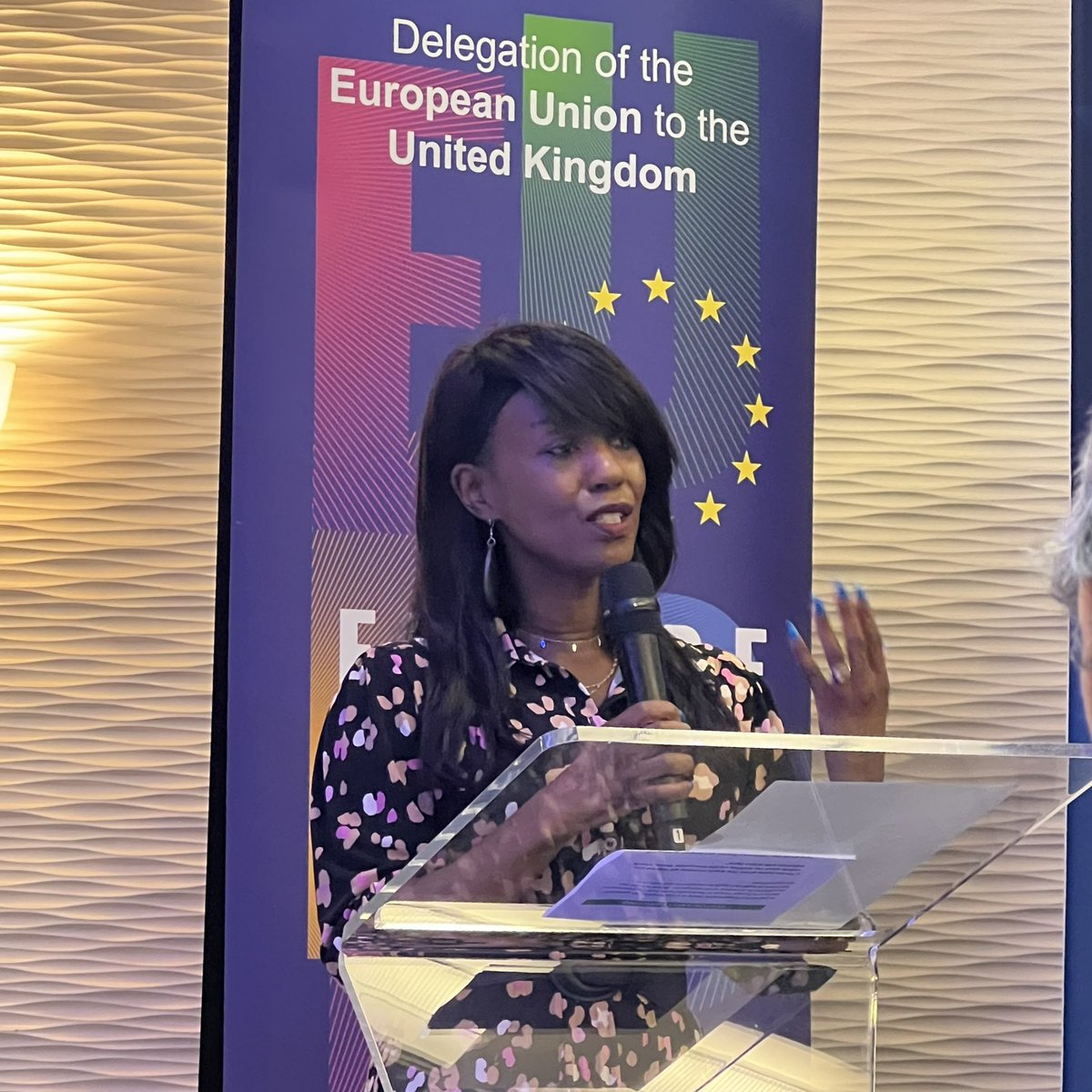 EU Delegation UK (@eudelegationuk) on Twitter photo Tonight at Europe House, we’re proud to host a special #EuropeDay2025 panel & networking reception for EU citizens living in the UK 🇪🇺🇬🇧, opened by <a href="/EUDepAmbUK/">EU Deputy Ambassador to the UK</a> Isabell Poppelbaum.
A heartfelt thank you to Deputy Mayor of London Debbie Weekes-Bernard for her inspiring words. Tonight at Europe House, we’re proud to host a special #EuropeDay2025 panel & networking reception for EU citizens living in the UK 🇪🇺🇬🇧, opened by <a href="/EUDepAmbUK/">EU Deputy Ambassador to the UK</a> Isabell Poppelbaum.
A heartfelt thank you to Deputy Mayor of London Debbie Weekes-Bernard for her inspiring words.
