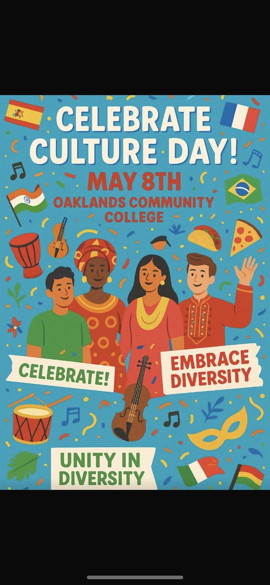 Staff and students at OCC are looking forward to celebrating Culture Day tomorrow! 🌏💚
