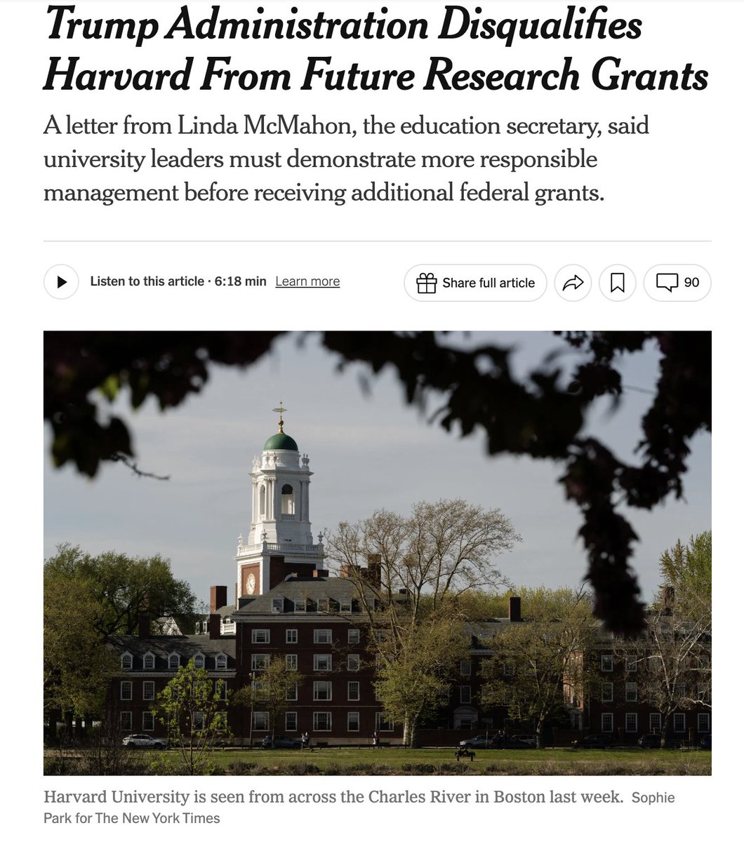 they're setting fire to the careers of hundreds of world class scientists working on stuff we all care about, like childhood cancer. this is so pointless.