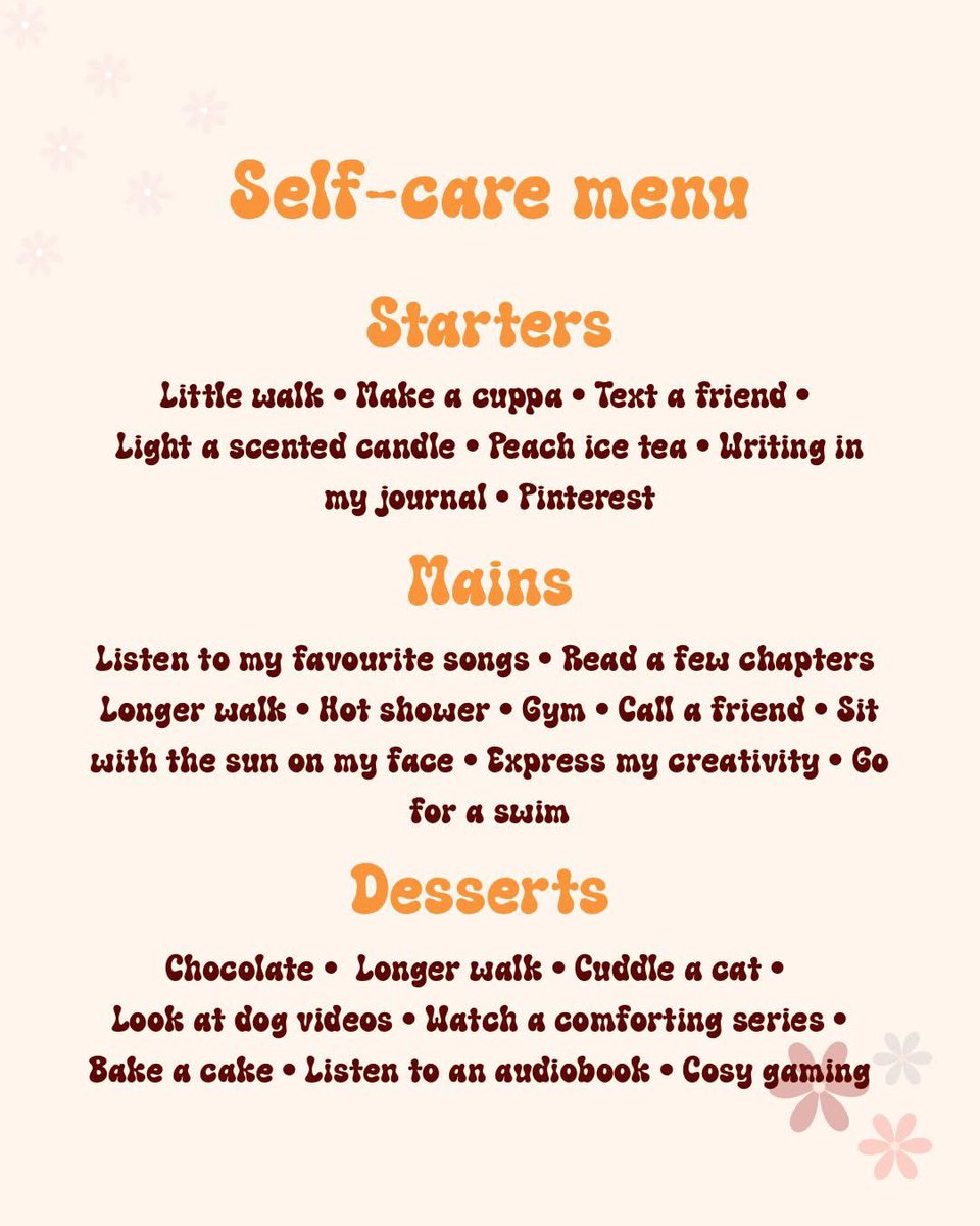 Pick a starter, main, and dessert 🥰