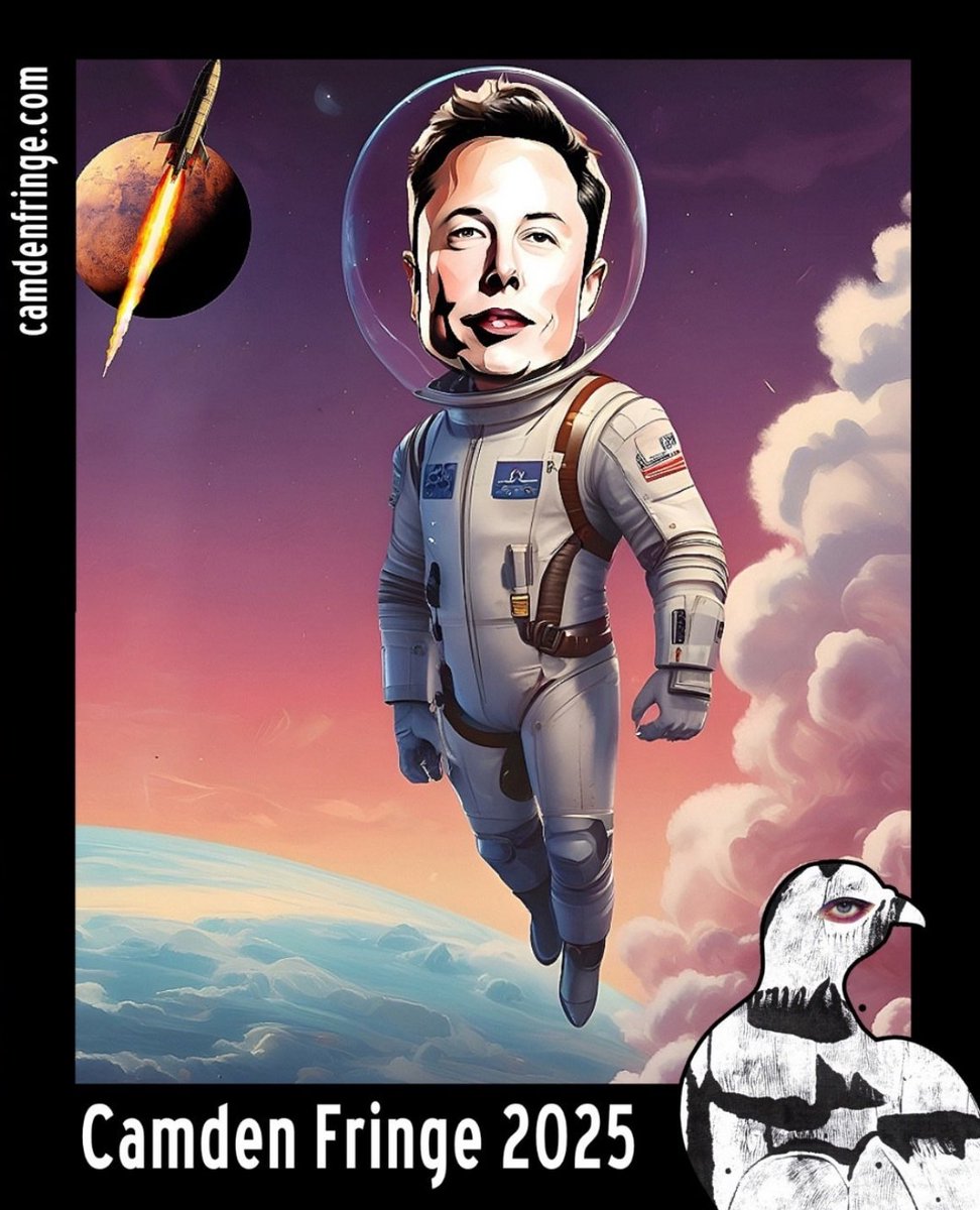Perfectly Normal Theatre Ltd (@elonmusktheplay) on Twitter photo Booking now! <a href="/ElonMuskthePlay/">Perfectly Normal Theatre Ltd</a> premieres <a href="/theSpaceUK/">theSpaceUK</a> 11-23 August <a href="/edfringe/">Edinburgh Festival Fringe</a> #EdFringe2025 🚀
thespaceuk.com/shows/2025/elo…
Or catch us in preview <a href="/CamdenFringe/">Camden Fringe</a> 1-2 August <a href="/TTechnis/">Theatro Technis @ 26 Crowndale</a>
camdenfringe.com/events/elon-mu… Booking now! <a href="/ElonMuskthePlay/">Perfectly Normal Theatre Ltd</a> premieres <a href="/theSpaceUK/">theSpaceUK</a> 11-23 August <a href="/edfringe/">Edinburgh Festival Fringe</a> #EdFringe2025 🚀
thespaceuk.com/shows/2025/elo…
Or catch us in preview <a href="/CamdenFringe/">Camden Fringe</a> 1-2 August <a href="/TTechnis/">Theatro Technis @ 26 Crowndale</a>
camdenfringe.com/events/elon-mu…