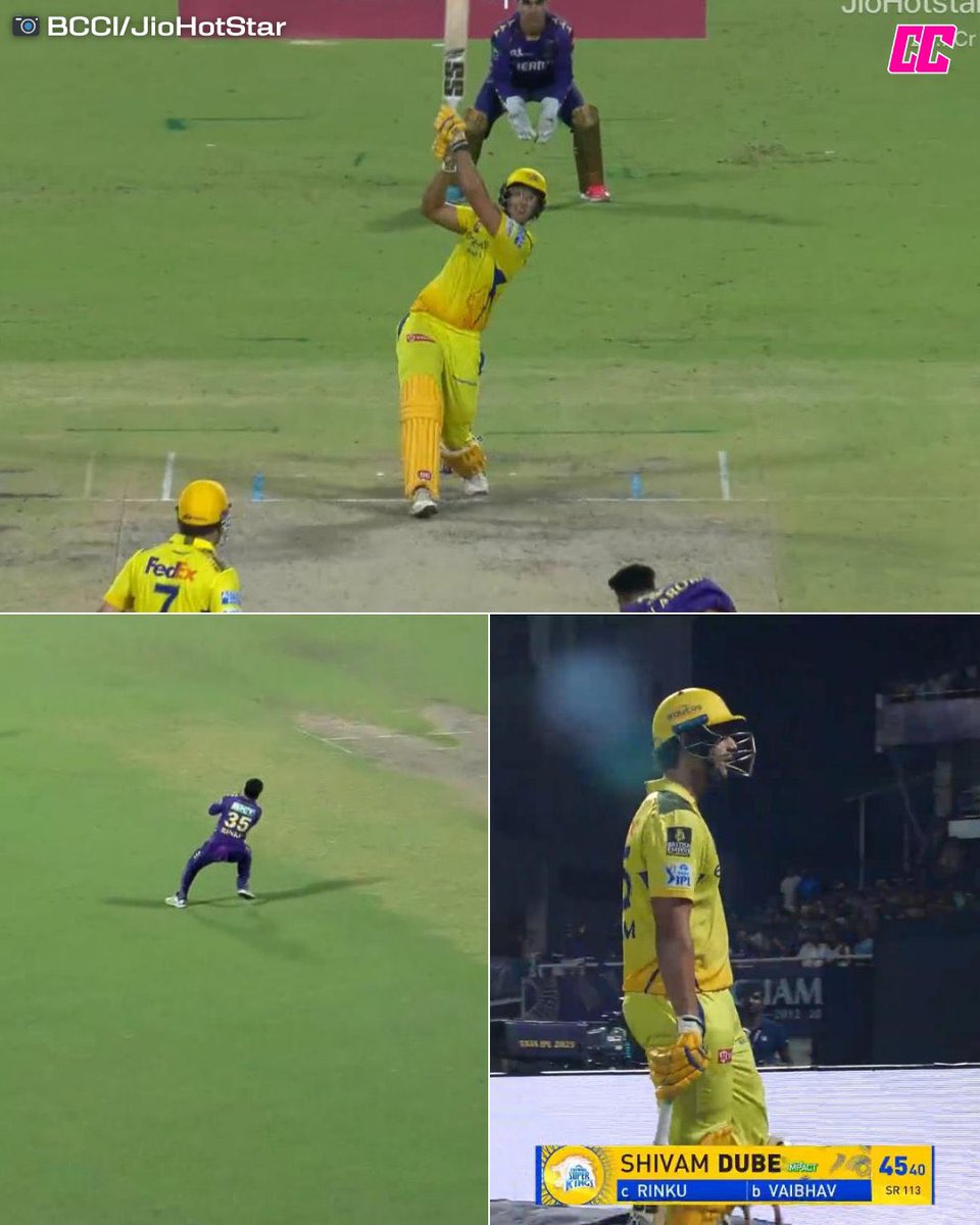 Shivam Dube Dismissed For 45 Runs In 40 Balls.

#KKRvCSK #KKRvsCSK #CSKvsKKR