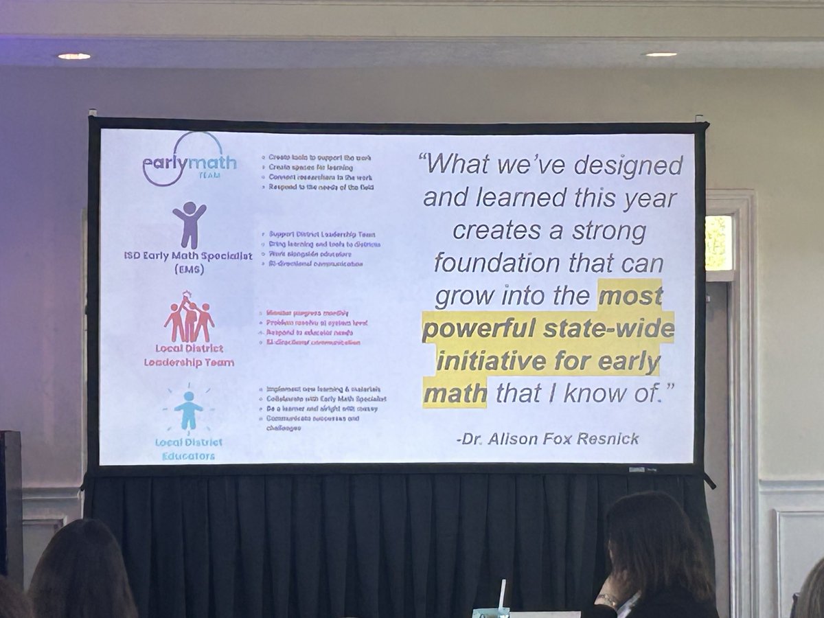 Trishdunn74's tweet image. “What we’ve designed and learned this year creates a strong foundation that can grow into the most powerful stat-wide initiative for early math that I know of.” ⁦@FoxResnick⁩ ⁦@RAnderson_Math⁩ ⁦@Sohnia⁩ #MiMathEssentials