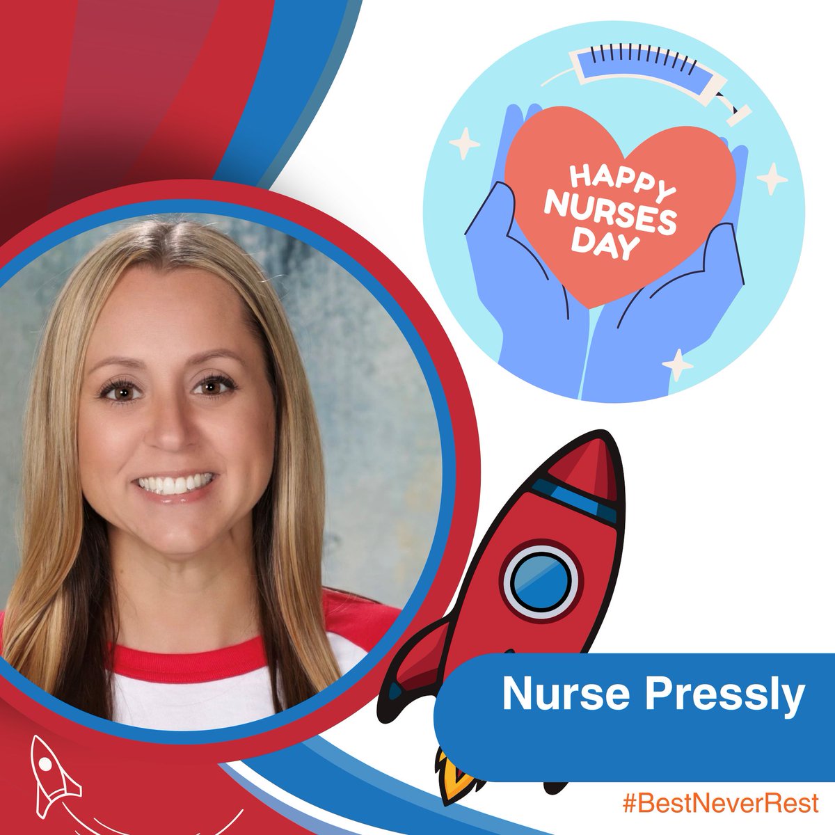 RIZZUTOELEM's tweet image. Today, we celebrate Nurse Pressly at Rizzuto ES for her unwavering dedication and care. Thank you for being a beacon of health and compassion for our students. Your hard work and kindness make a world of difference! 🩺💙 #SchoolNursesDay #BestNeverRest @lpisd  @MGuzmanGuerra1