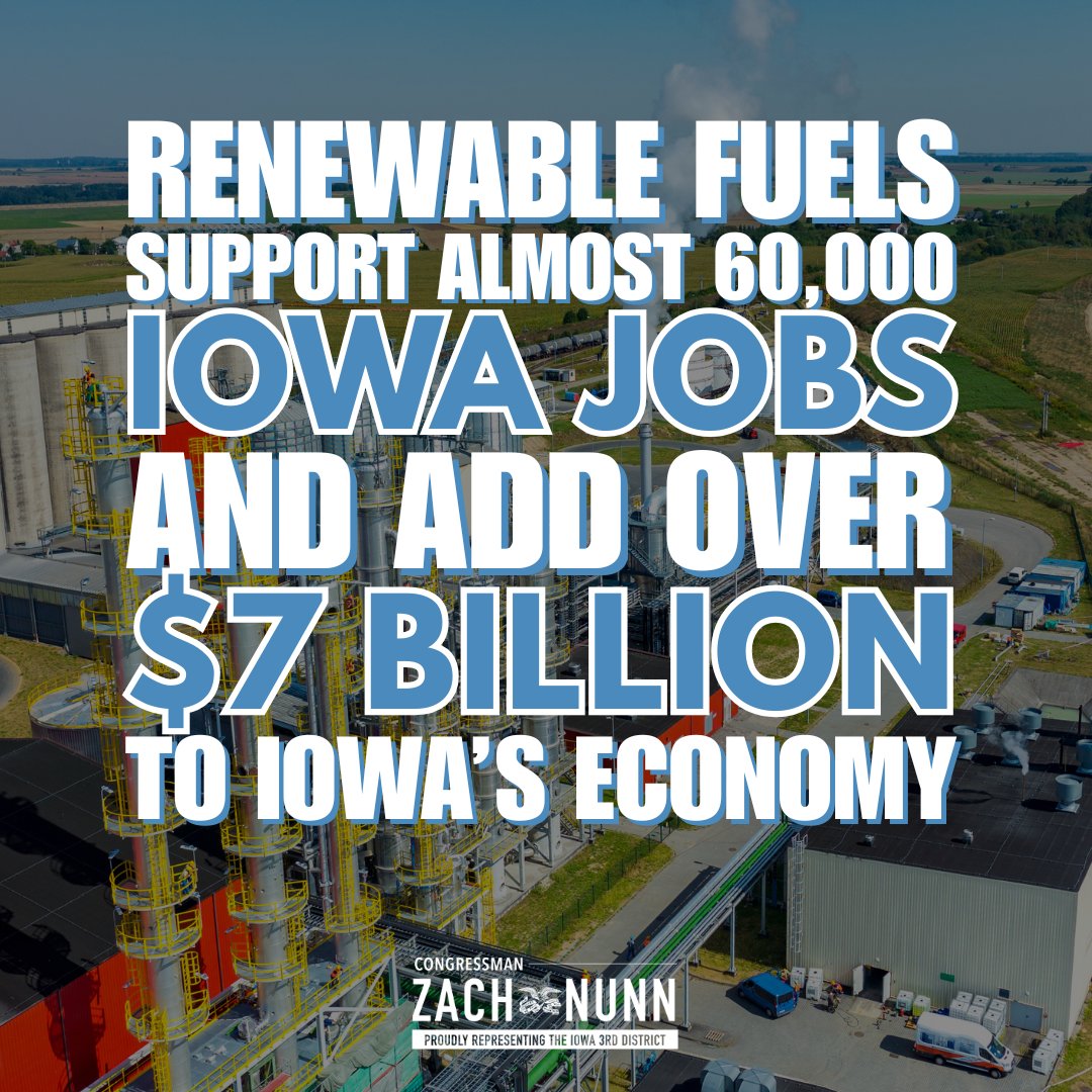 Iowa leads the nation in renewable fuels. Our bipartisan bill will help unlock innovation for new biofuel and biomanufacturing products to power our communities, businesses, and family farms with homegrown energy.