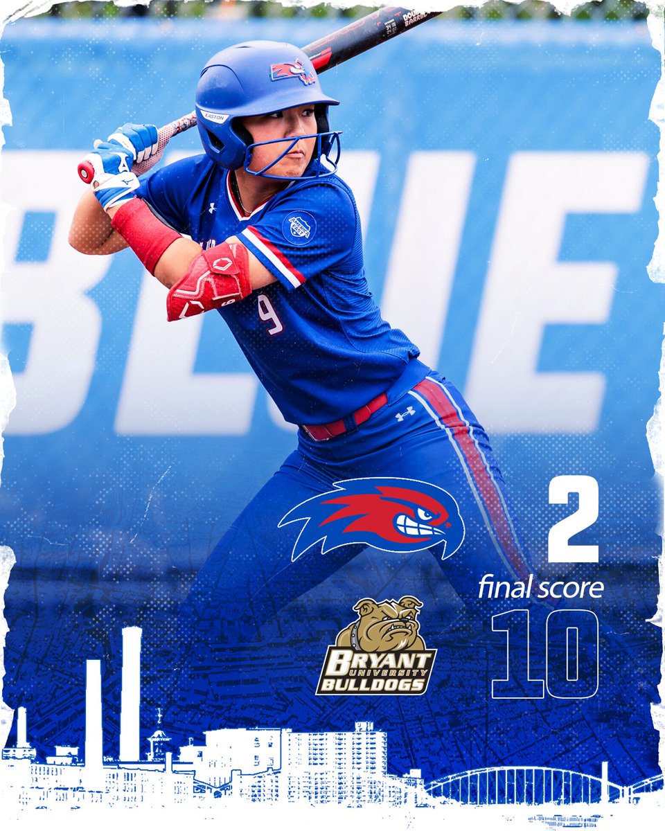 FINAL: River Hawks fall, 10-2, in six innings vs. No. 4 Bryant to open the #AEChamps. The No. 5  River Hawks will now play the loser of No. 3 UAlbany/No. 6 Maine matchup in an elimination game after 4:30 p.m.

#UnitedInBlue | #AESB