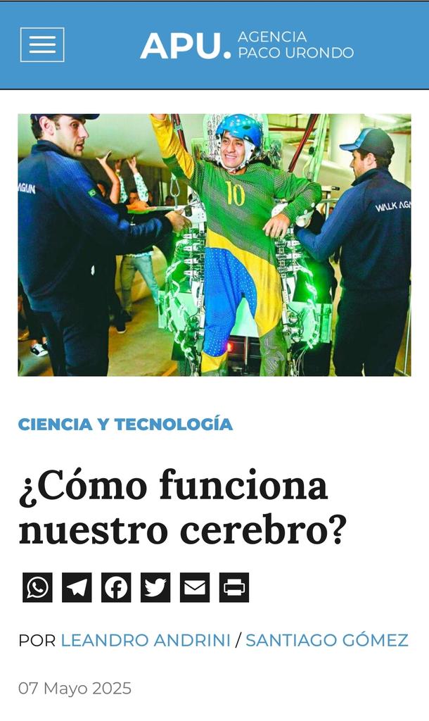 Santiago Gómez š¦š·š§š· (@gomezenbrasil) on Twitter photo Entrevista que hicimos con Leandro Andrini al neurocientĆfico <a href="/MiguelNicolelis/">Miguel Nicolelis</a>
para <a href="/PACOURONDO/">AGENCIA PACO URONDO āāā</a> agenciapacourondo.com.ar/ciencia-y-tecn⦠Entrevista que hicimos con Leandro Andrini al neurocientĆfico <a href="/MiguelNicolelis/">Miguel Nicolelis</a>
para <a href="/PACOURONDO/">AGENCIA PACO URONDO āāā</a> agenciapacourondo.com.ar/ciencia-y-tecnā¦