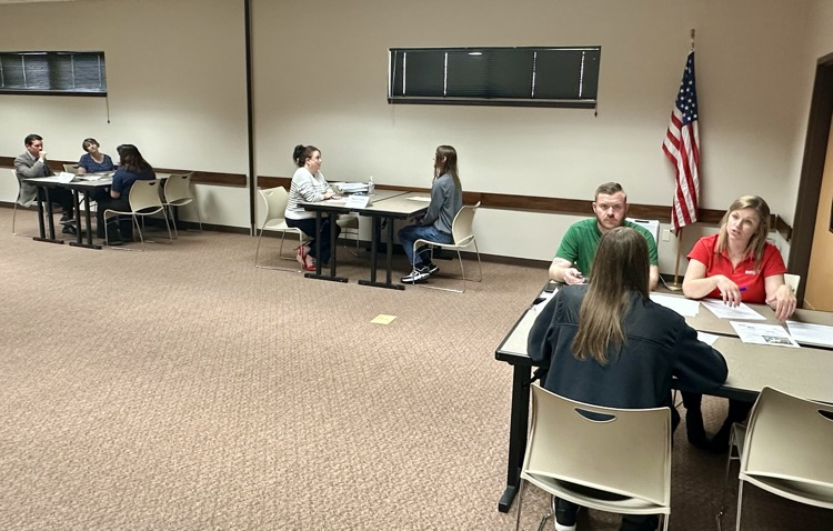 Our Career Connections team recently held a "Strategic Hiring Event". This was a pilot program to see if we can intentionally match students ready for the workforce with businesses who are ready to hire at an entry level position. 
Fingers are crossed for a few successful hires!