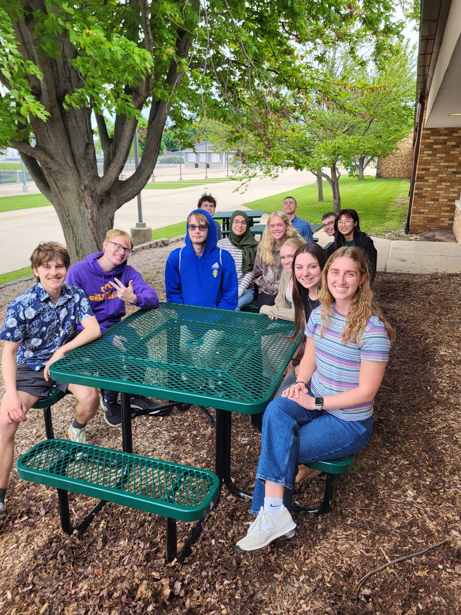 Congrats to our GHS Students of the Week! These students were recognized by staff for the positive impact they have in the classroom. We also would like to thank the senior class for the picnic tables they purchased for our students to enjoy during lunch.