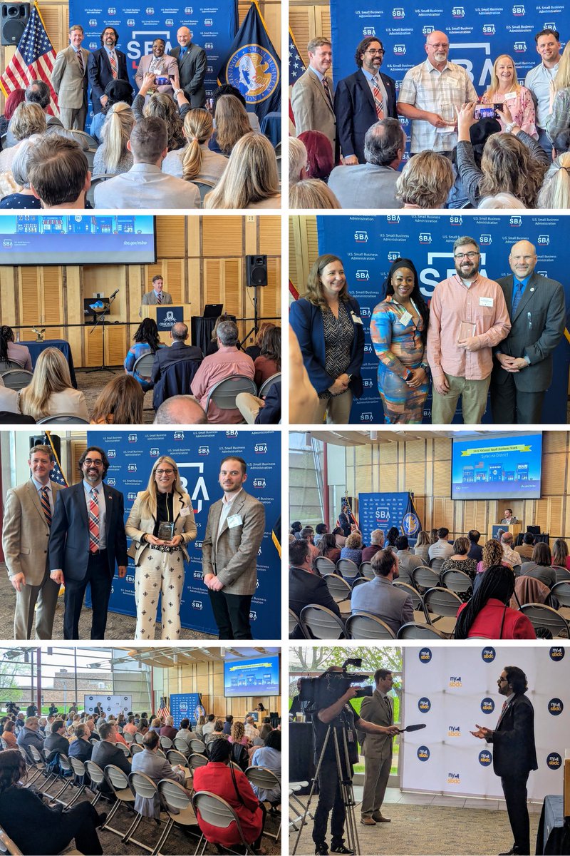 SBA Upstate NY (@sbaupstateny) on Twitter photo We had an incredible start to #SmallBusinessWeek! Congratulations to all the winners: Shawni Davis, Matt Peirson, Dr. Kate Robinson, and Mark & Alex Williams!
Thank you to all who came to support these small business winners! We had an incredible start to #SmallBusinessWeek! Congratulations to all the winners: Shawni Davis, Matt Peirson, Dr. Kate Robinson, and Mark & Alex Williams!
Thank you to all who came to support these small business winners!