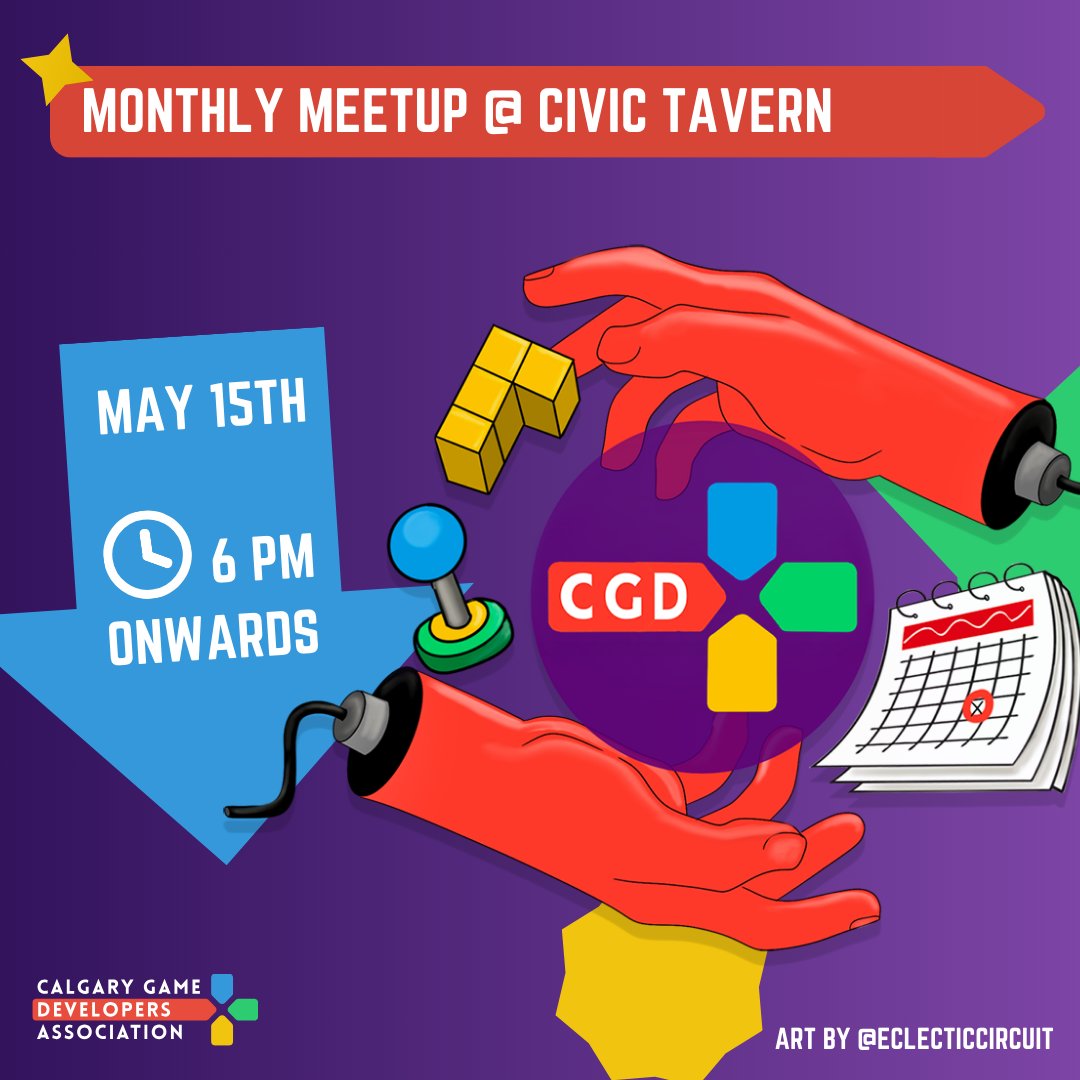 calgarygamedevs's tweet image. May Monthly social & Unreal meetups!
Join us on the 15th of May at @CivicTavern for our monthly social and our monthly @UnrealEngine meetup on the 22nd at @BowValley, North Building, Room N231 for anyone looking to chat Unreal engine.🎮
#yycevents #gamedevelopers
