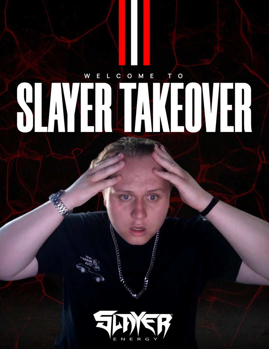 Come watch <a href="/vertz_rl_/">vertz</a> Do the <a href="/Slayerdrink/">Slayer Energy</a> Takeover 

TRUST YOU DON'T WANNA MISS THIS. #SlayerEnergy #DeathToDull

twitch.tv/slayer_energy