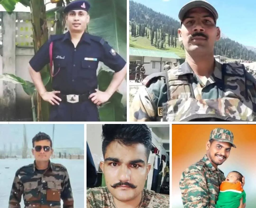 ajeetupadhyay's tweet image. जम्मू कश्मीर LoC व International Border पर हुई पाकिस्तान की कायराना गोलीबारी में सेना के 05 जवान वीरगति को प्राप्त.
शत-शत नमन । भावपूर्ण श्रद्धांजलि 🙏 

करारा जवाब मिलेगा पाकिस्तान को ।
 
जयहिंद 🇮🇳

#BharatVsPakistan