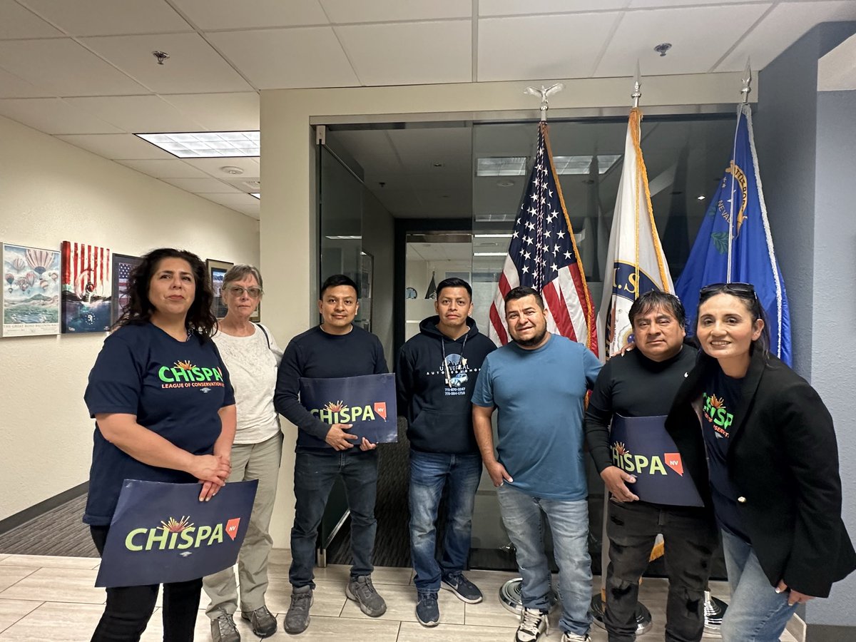 Chispa Nevada (@chispa_nv) on Twitter photo Yesterday on #WorldAsthmaDay, we delivered postcards to <a href="/CortezMasto/">Catherine Cortez Masto</a> and @SenJackyRose’s offices in Southern Nevada and <a href="/MarkAmodeiNV2/">Rep. Mark Amodei</a> office in Northern Nevada, urging them to protect clean school bus funding for a healthier future for our children! 💚
#CleanRide4Kids Yesterday on #WorldAsthmaDay, we delivered postcards to <a href="/CortezMasto/">Catherine Cortez Masto</a> and @SenJackyRose’s offices in Southern Nevada and <a href="/MarkAmodeiNV2/">Rep. Mark Amodei</a> office in Northern Nevada, urging them to protect clean school bus funding for a healthier future for our children! 💚
#CleanRide4Kids