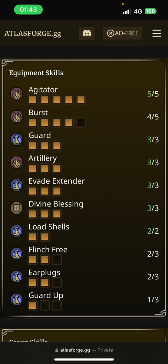 hx_rith's tweet photo. @Anantya224 @QuirklessStoner Evade Extender is interchangable with Counterstrike but I personally prefer having Evade Extender. I always buff up w/ Attack Up L (Hunting Horn), Might Seed + Demon Powder + Mega Demondrug before the fight and rebuff whenever there’s an area change https://t.co/SczDbgv5S7