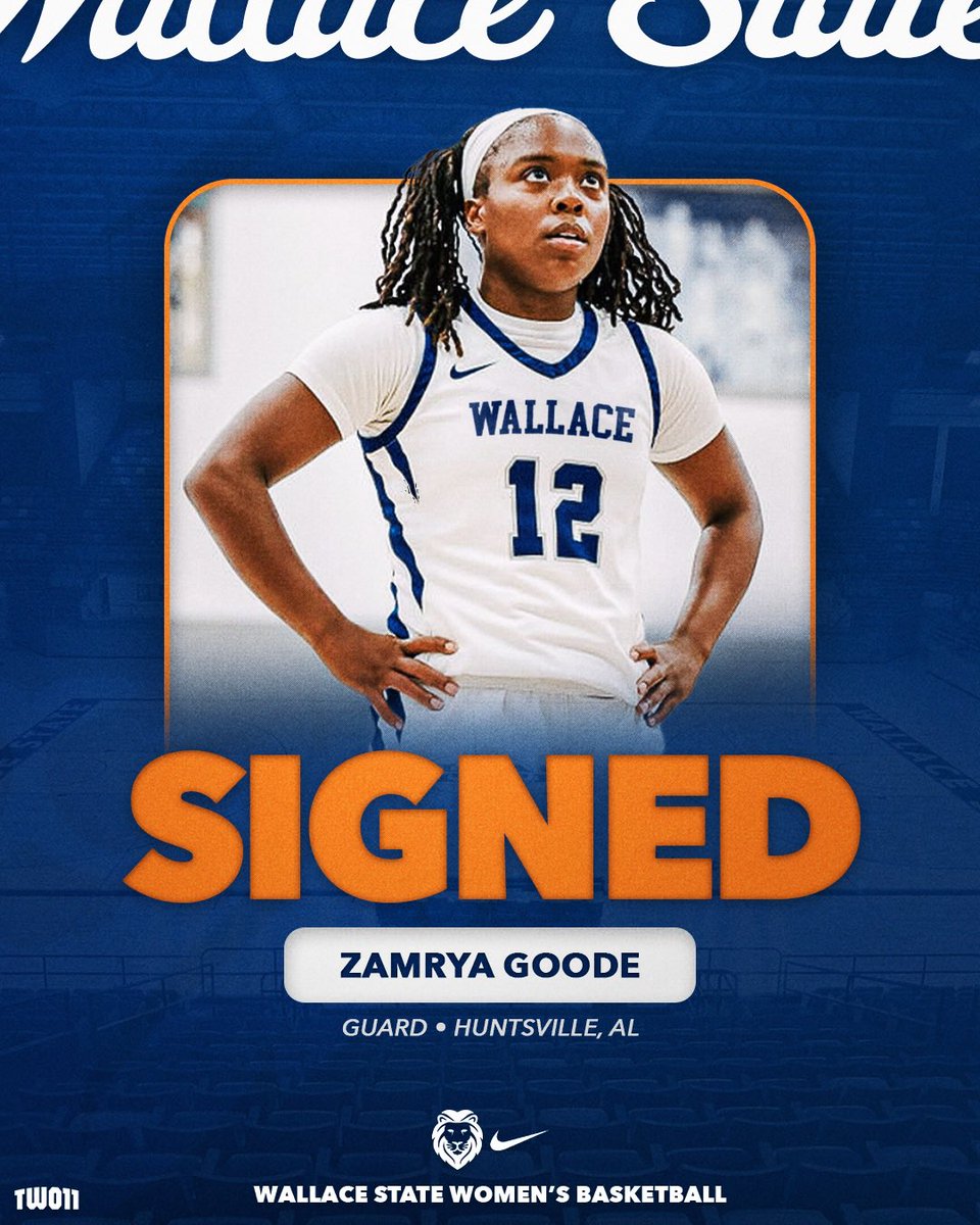 𝙎𝙄𝙂𝙉𝙀𝘿. 

Welcome to the Lady Lion basketball family, Zamyra! 🦁

Zamyra is a 5’6 transfer guard.