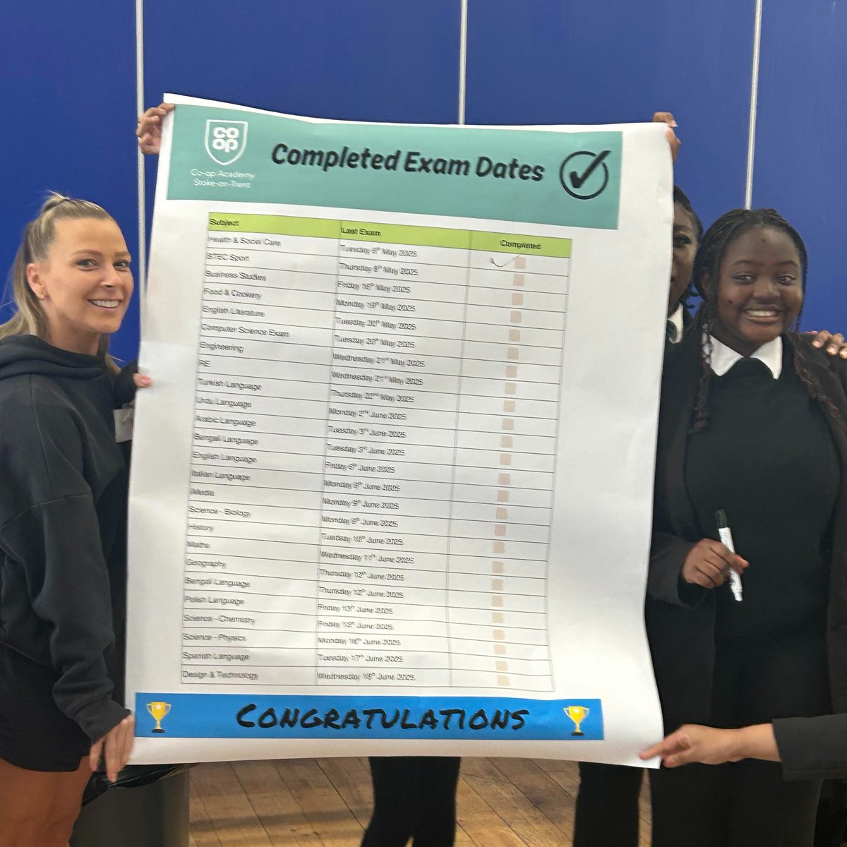 Congratulations to all our Health &amp; Social Care students who have now completed their course. Miss Lockett and Miss Hazell are incredibly proud of you all.