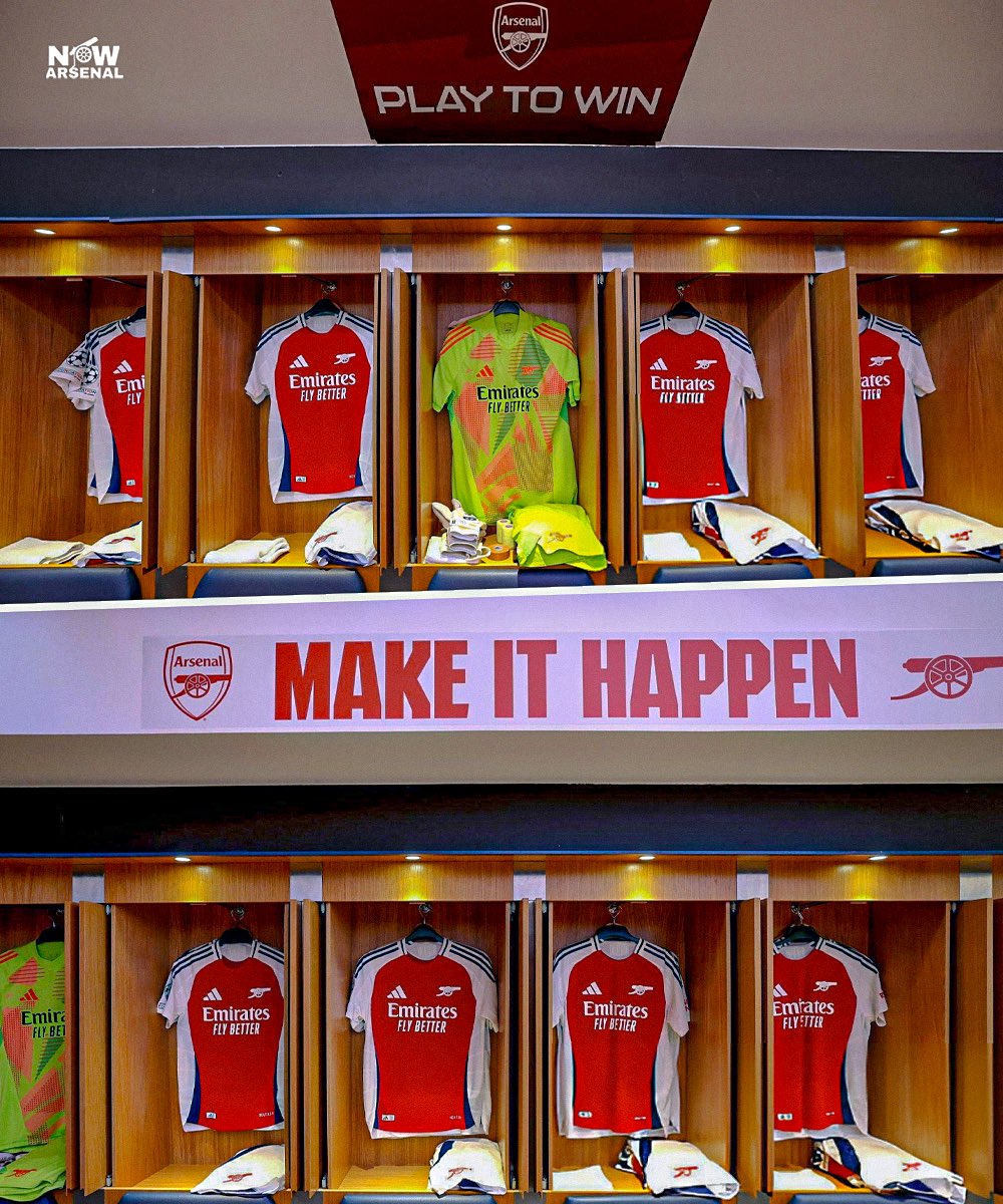 now_arsenaI's tweet image. Mikel Arteta has done his best to make the away dressing room feel like home in France tonight.

“Play to win”

“Make it happen”