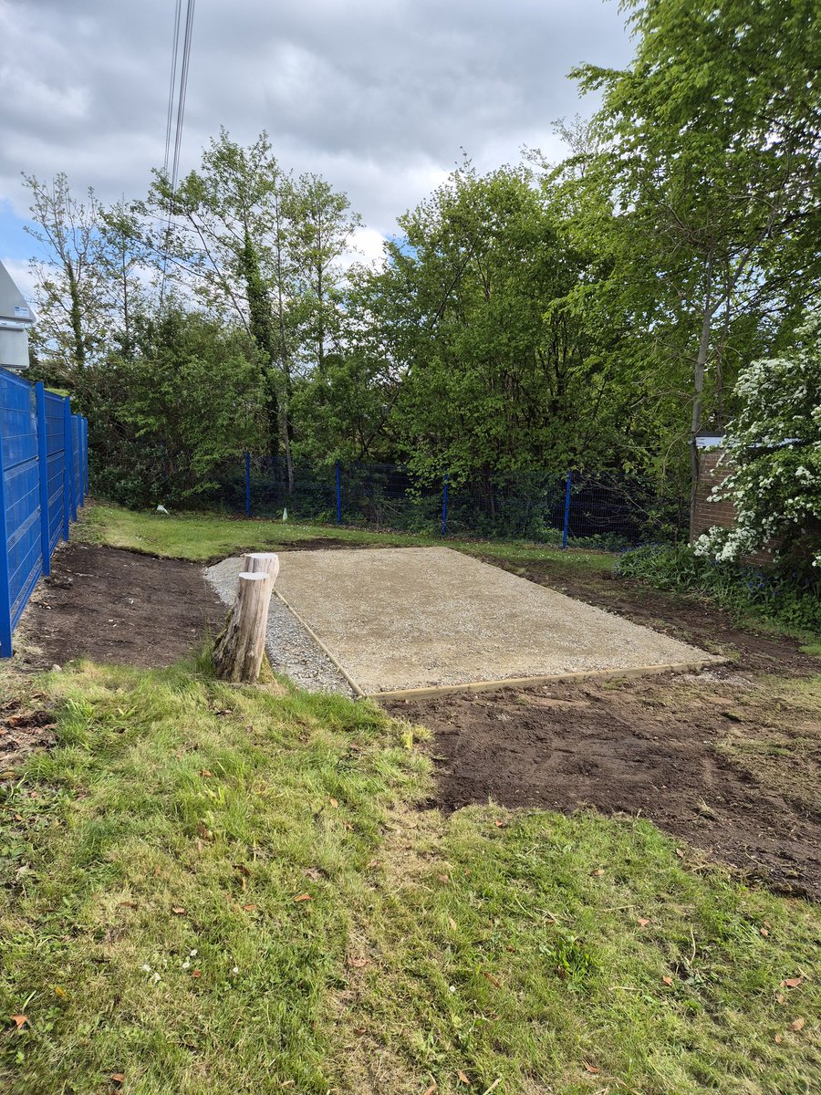 Fantastic progress on a daily basis to our outside areas. We look forward to when work is completed in the coming weeks