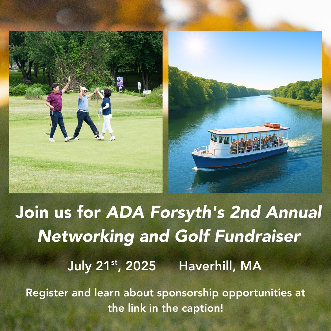 ForsythResearch's tweet image. On July 21 we will be hosting our 2nd Annual Golf Tournament and Networking Fundraiser!
Play a round of golf or go on a relaxing river cruise, all to support our community outreach and research programs.
Register and explore sponsorship opportunities: trellis.org/adaforsythsina…