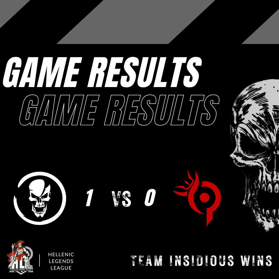 2/2 wins today and  the regular split ends with us being 3rd on the leaderboard! GGs <a href="/teamparadoxgr/">Team Paradox</a> ! 

#INShype #INSane #HLL