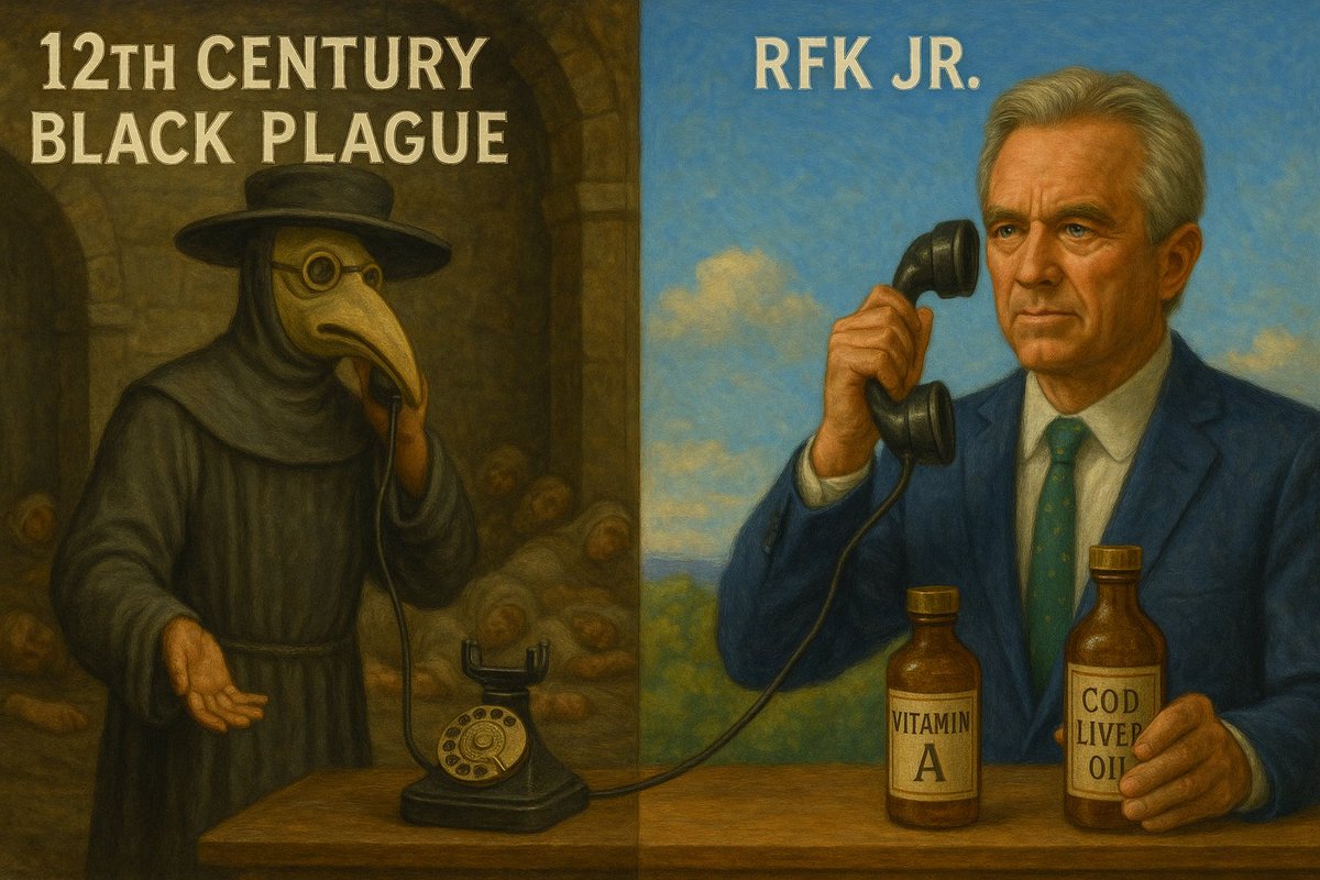 RFK_JR_Crackpot's tweet image. The 12th Century called for help from RFK jr!